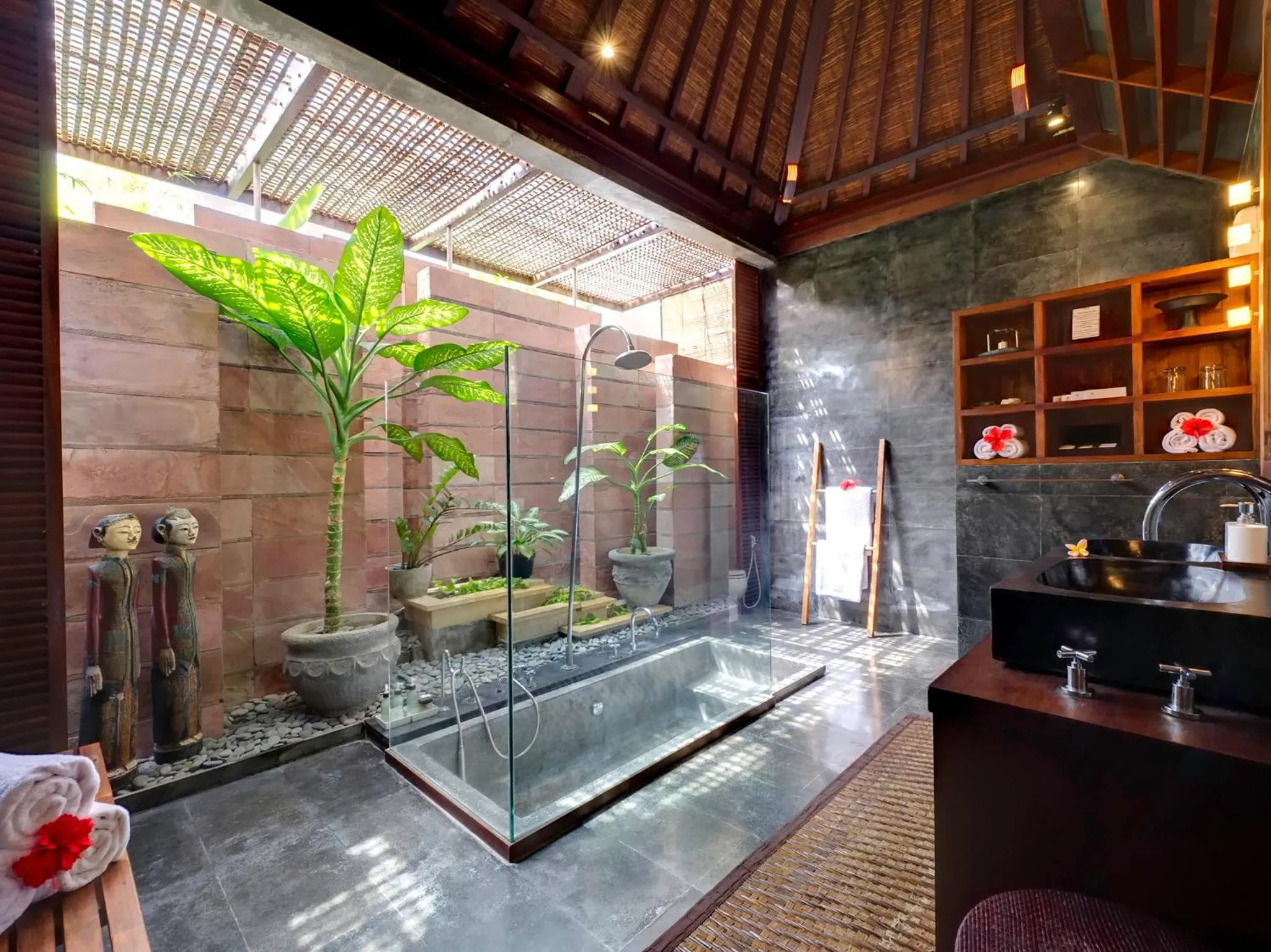 Shower in Majapahit Beach Villas by Nakula