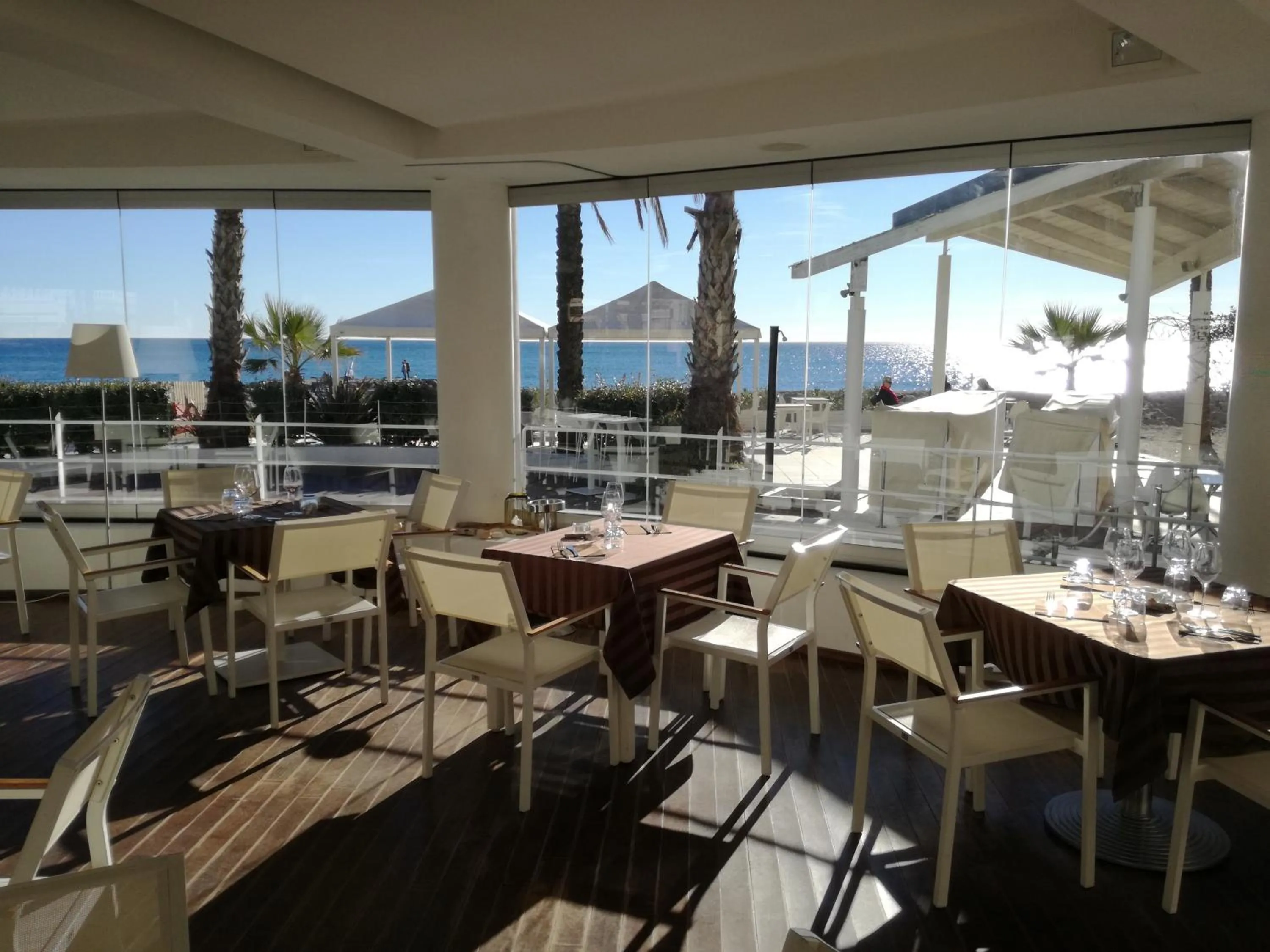 Restaurant/places to eat in Hotel De La Plage