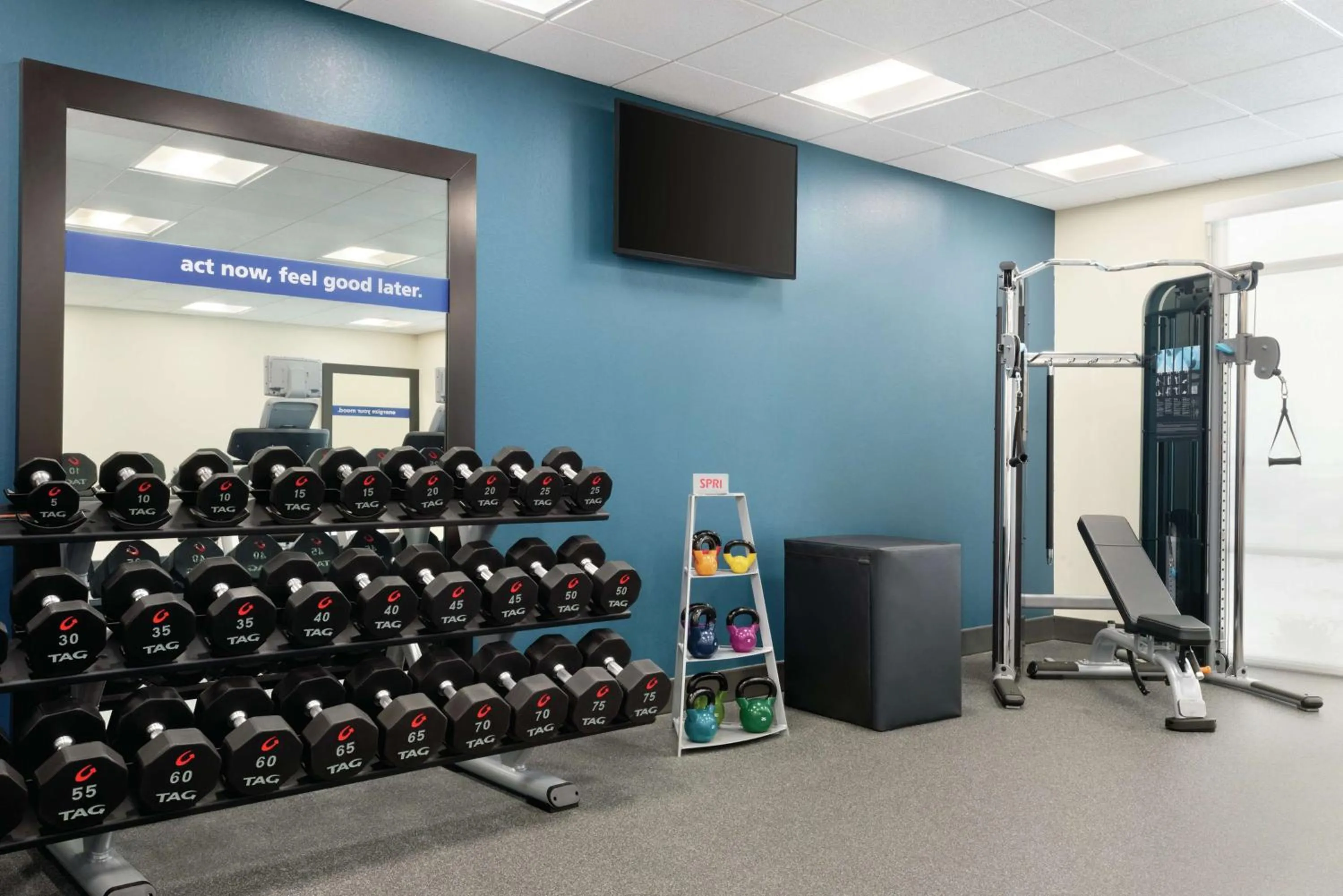 Fitness centre/facilities in Hampton Inn Champaign Southwest