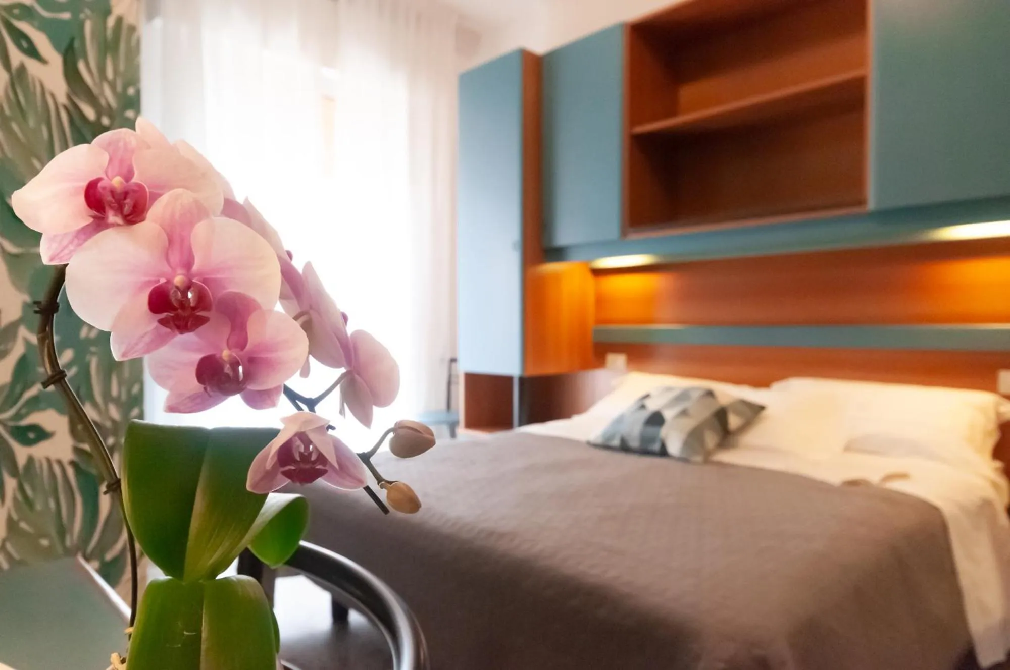 Bed in Hotel Crystal