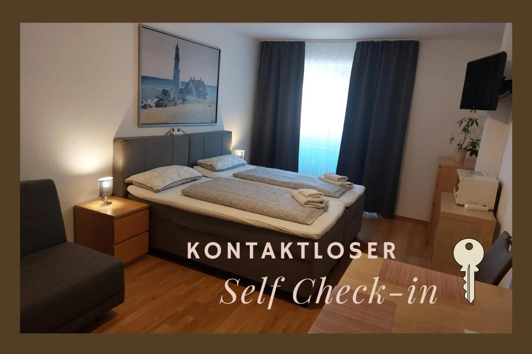 Photo of the whole room, Bed in Apartments Jahnstraße