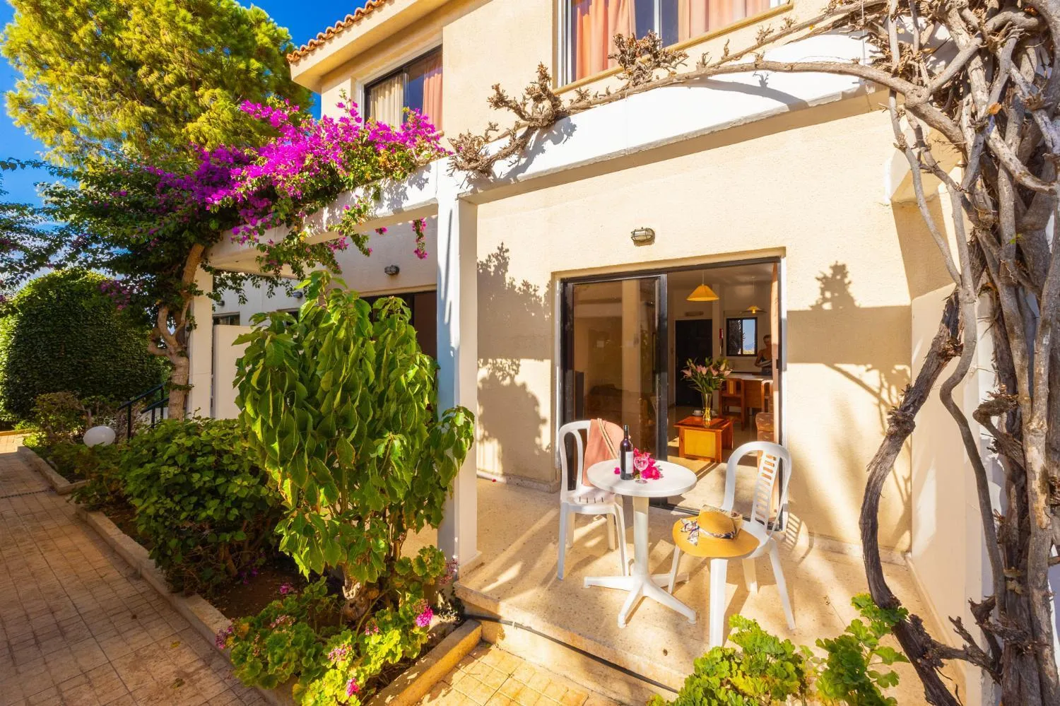 Patio in Tavros Hotel Apartments