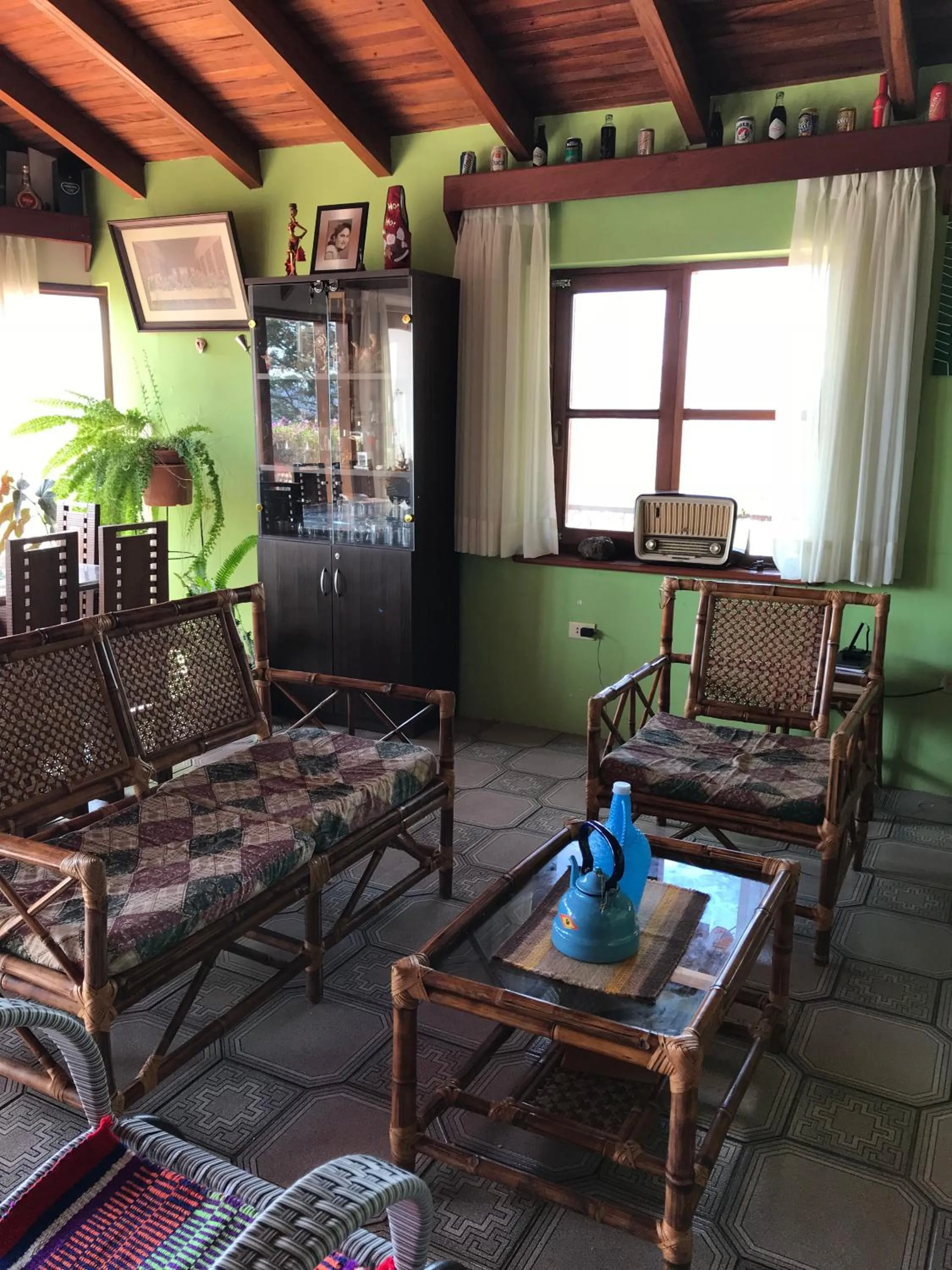 Communal lounge/ TV room in Cabaña El Mirador Vallegrande