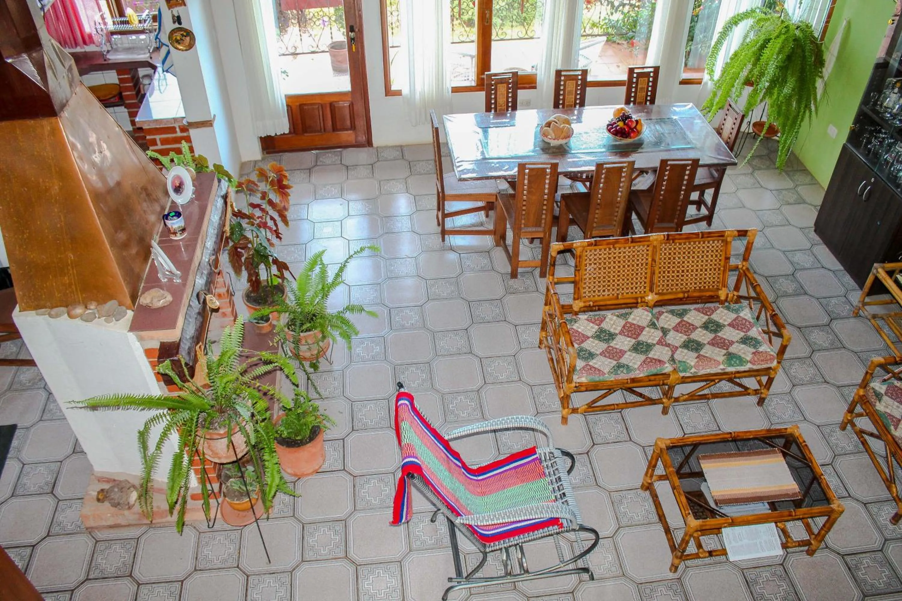 Communal lounge/ TV room in Cabaña El Mirador Vallegrande