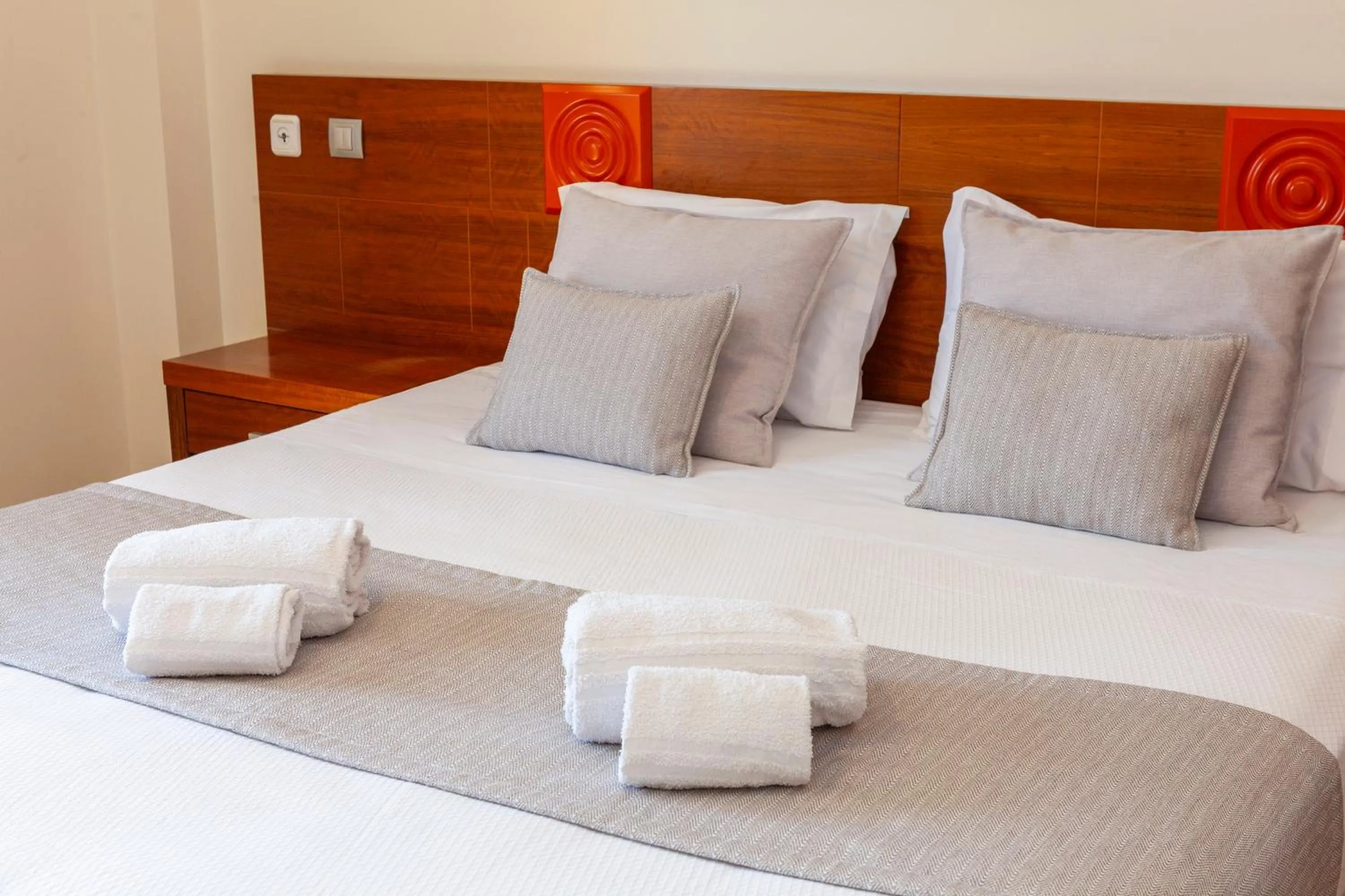 Bed in Hotel Praia Sol