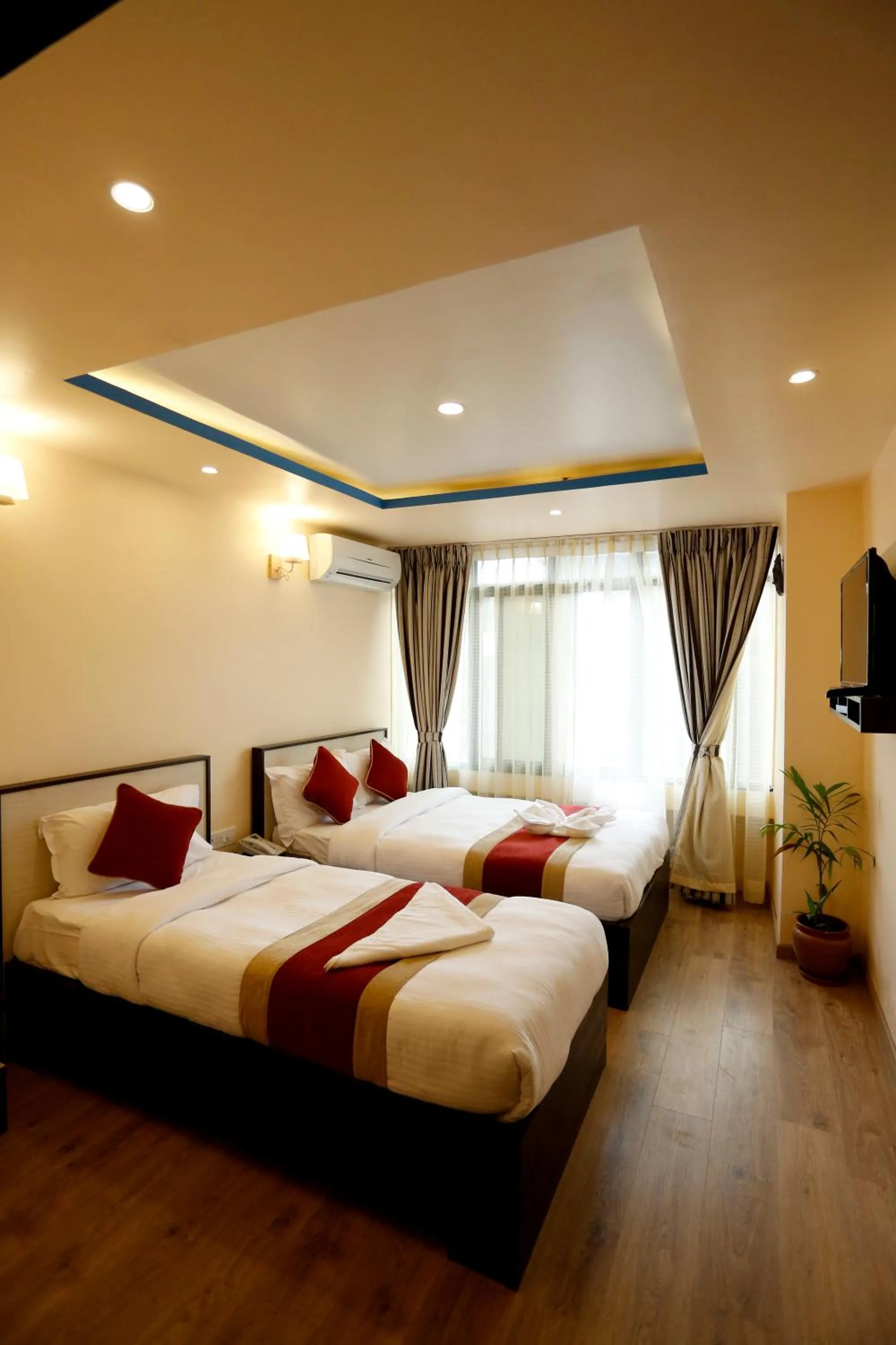 Bed in Hotel Readers Inn Pvt.Ltd
