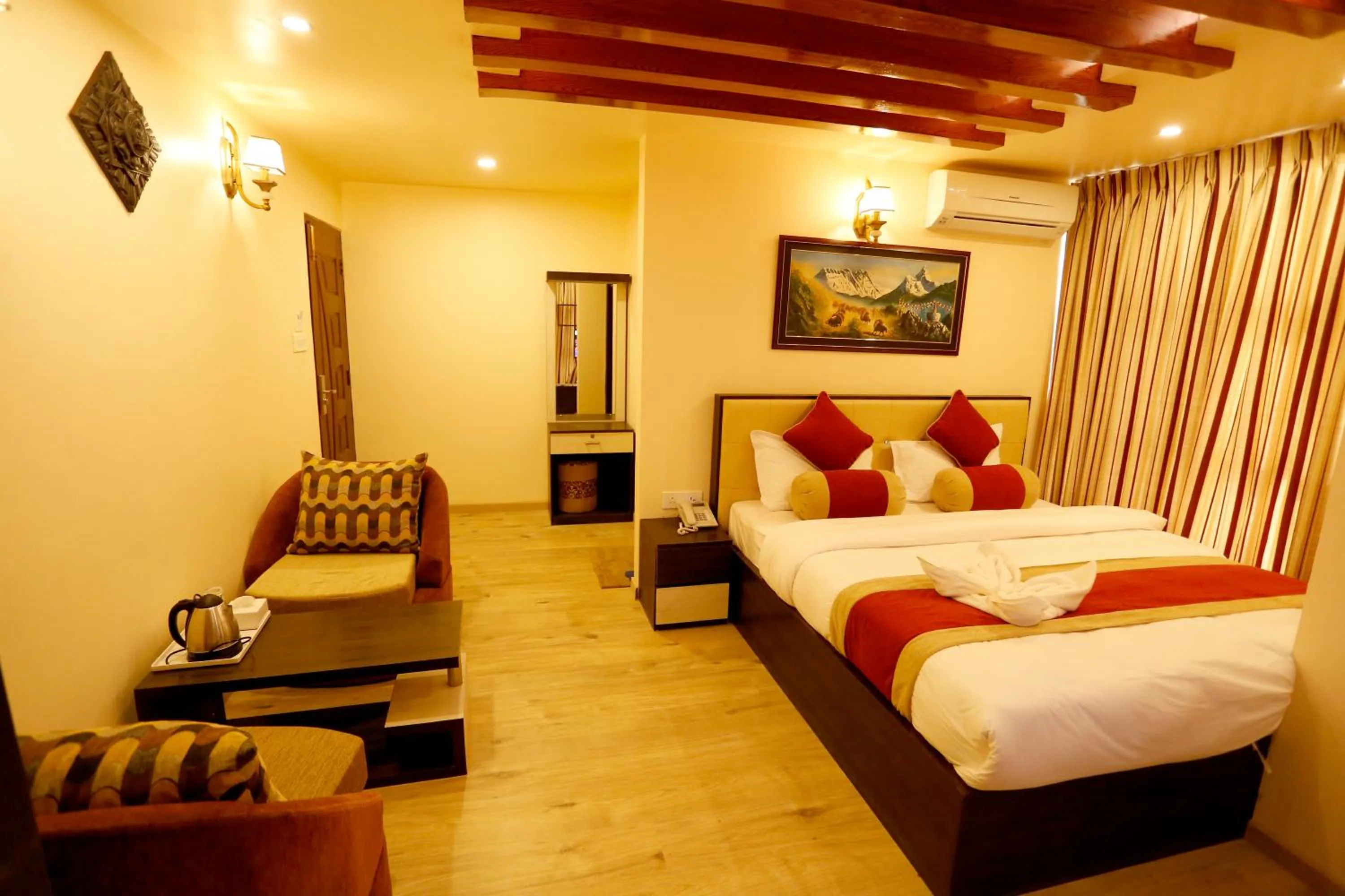Bed in Hotel Readers Inn Pvt.Ltd