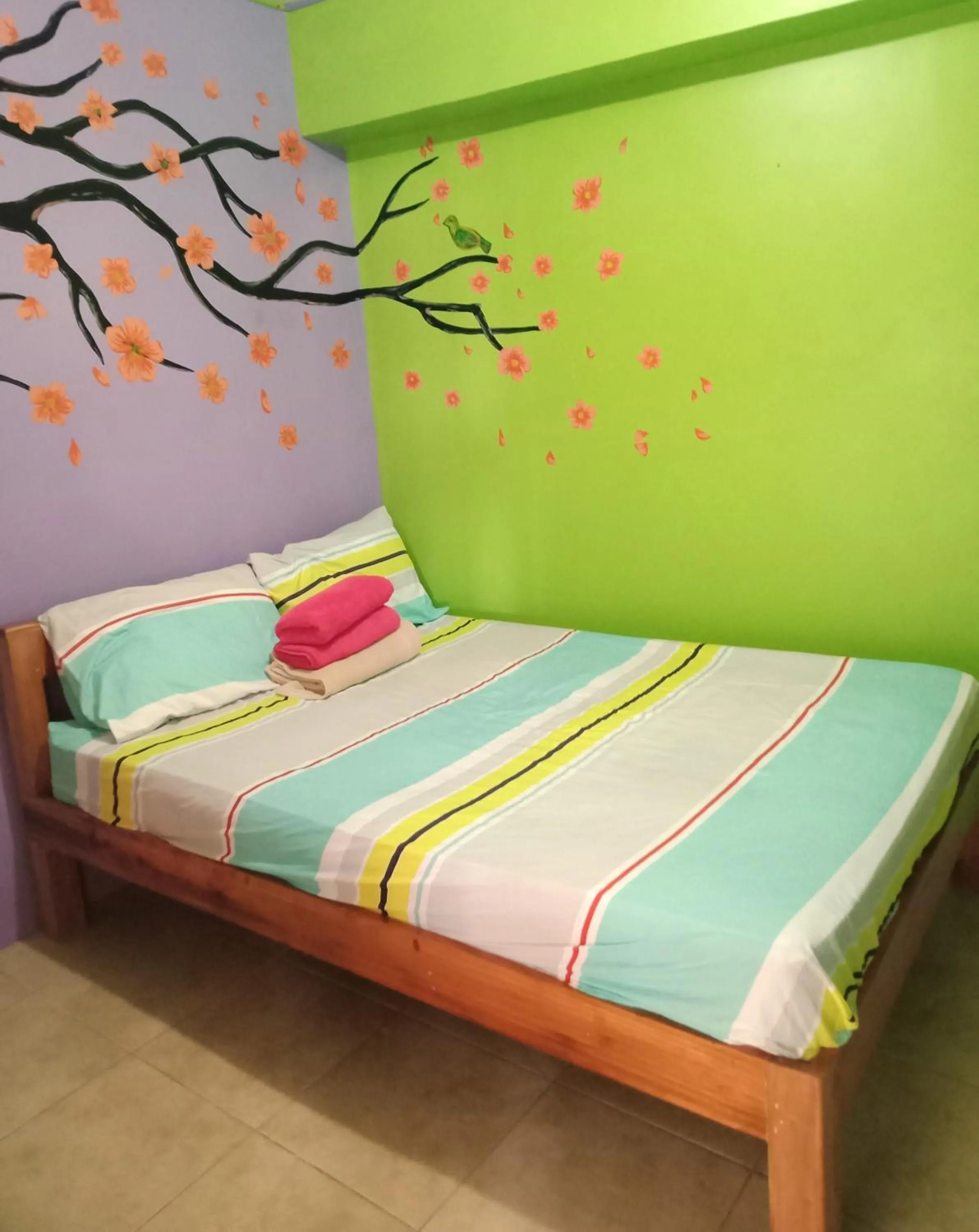 Bed in SmallFry's Beach Resort