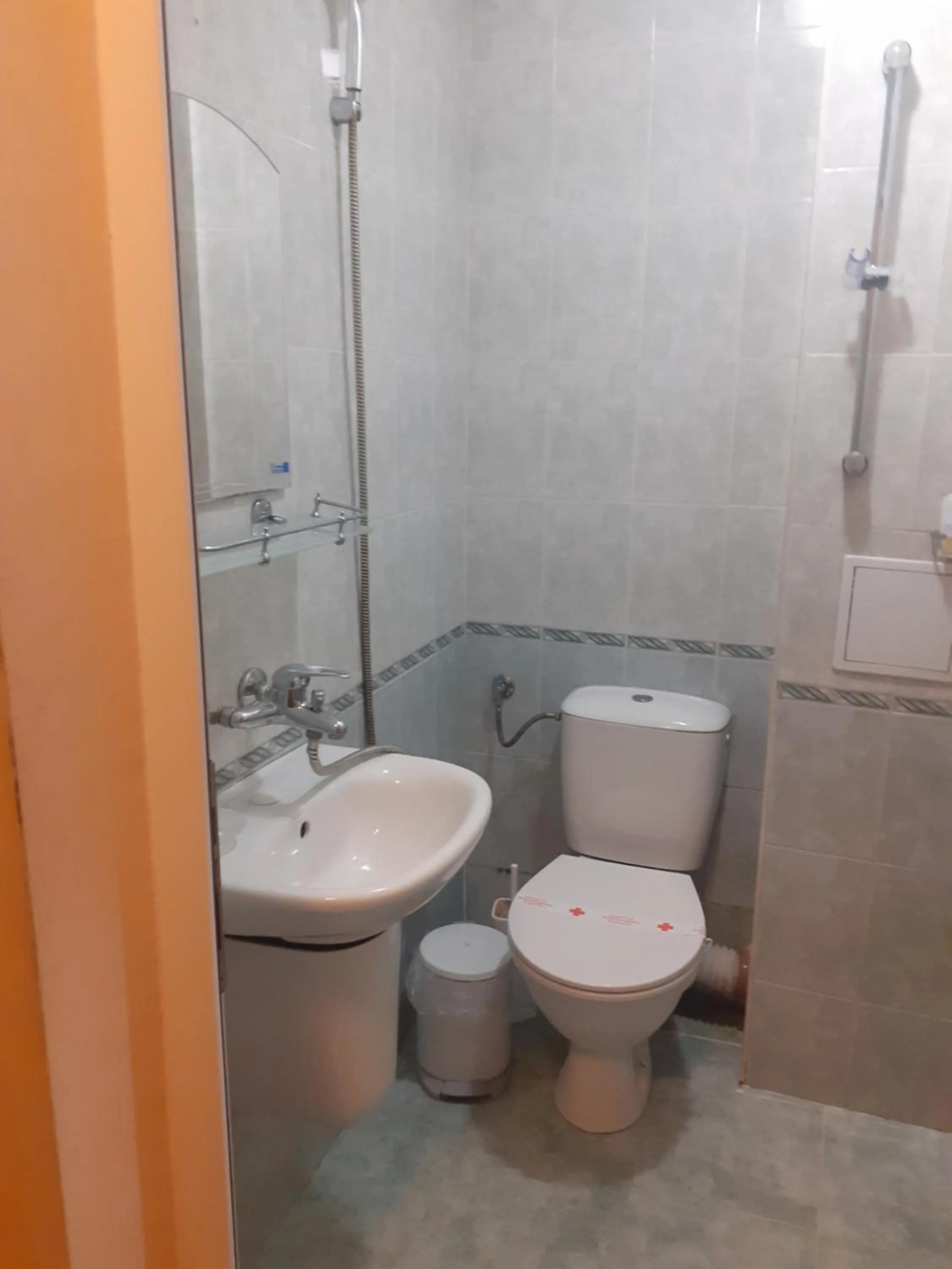 Toilet in Family Hotel Emilia