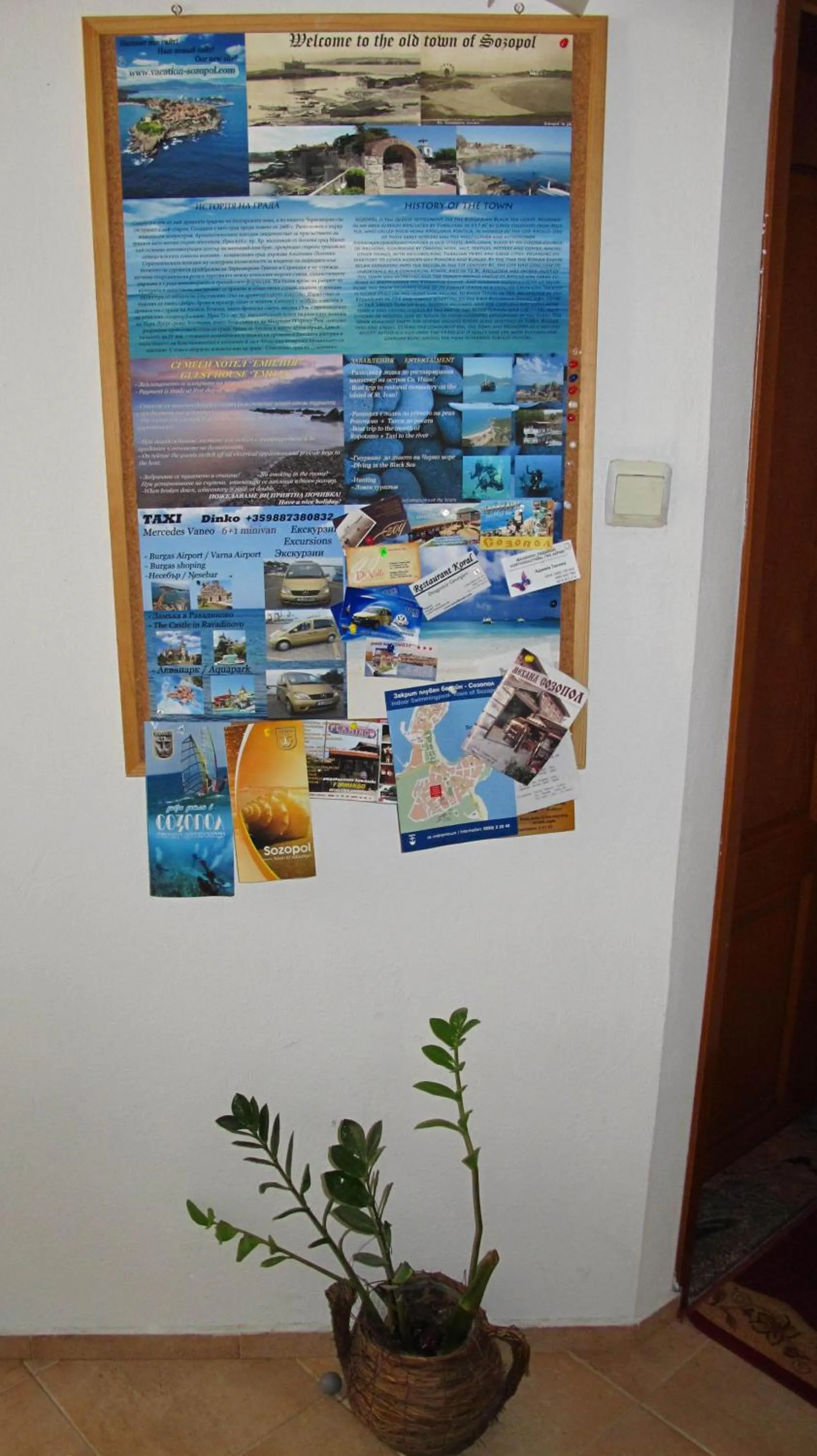 Decorative detail in Family Hotel Emilia