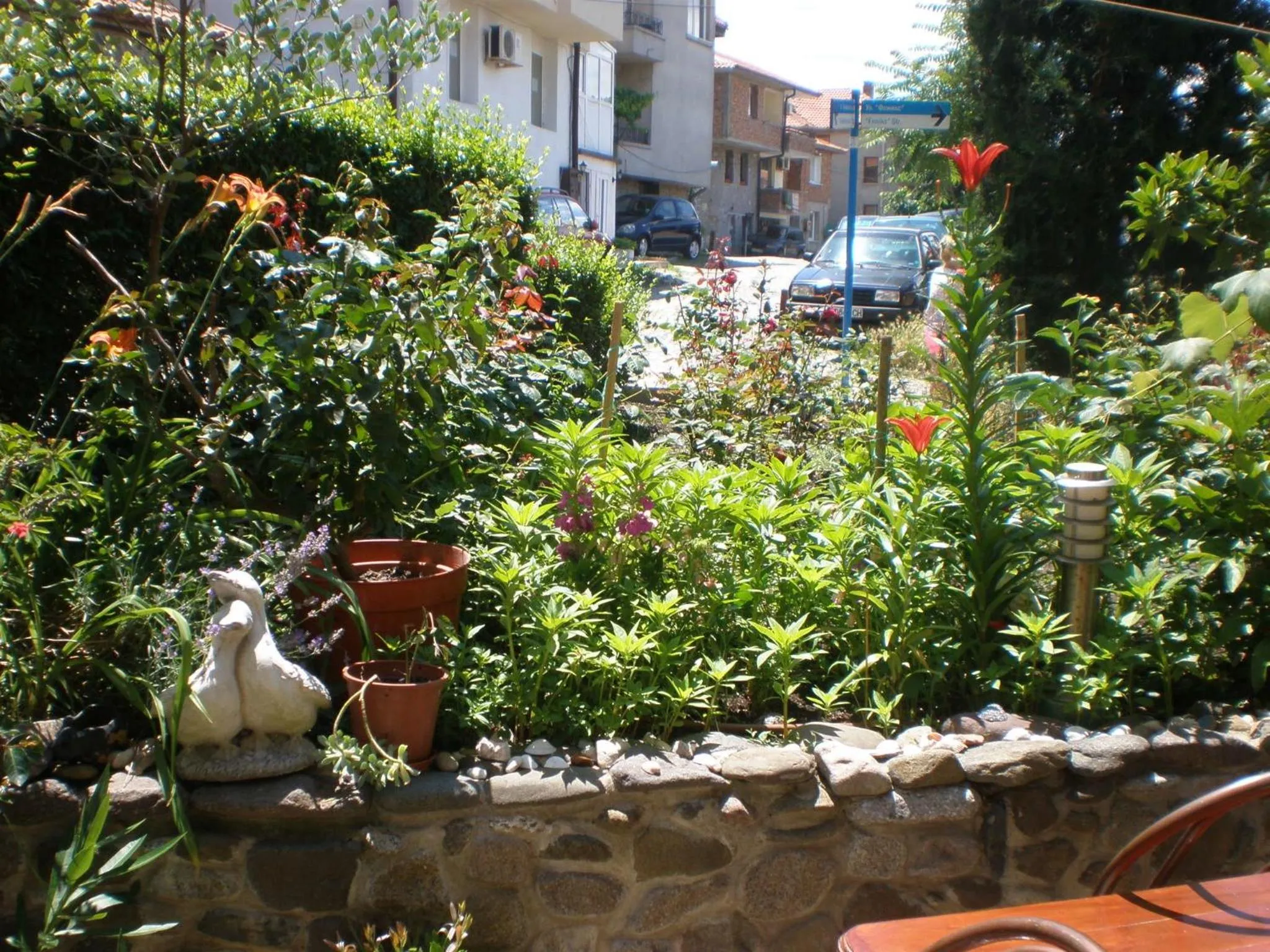 Patio in Family Hotel Emilia
