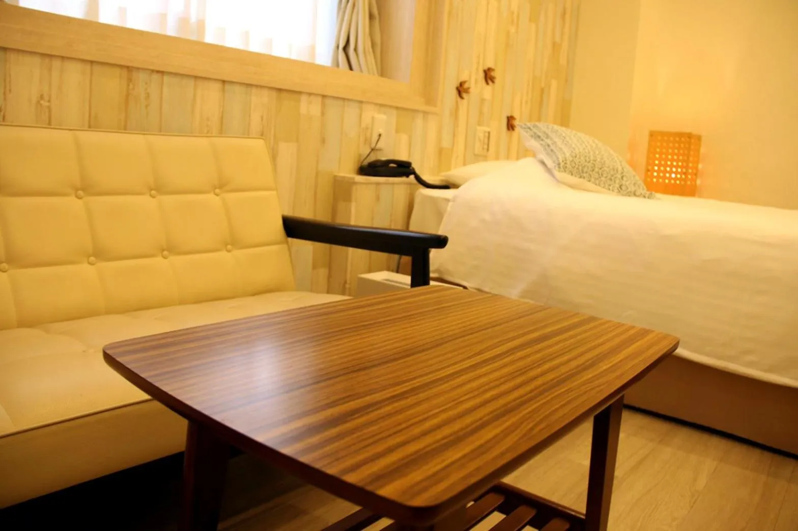 Dining area, Bed in Hotel 3 O'Clock Tennoji