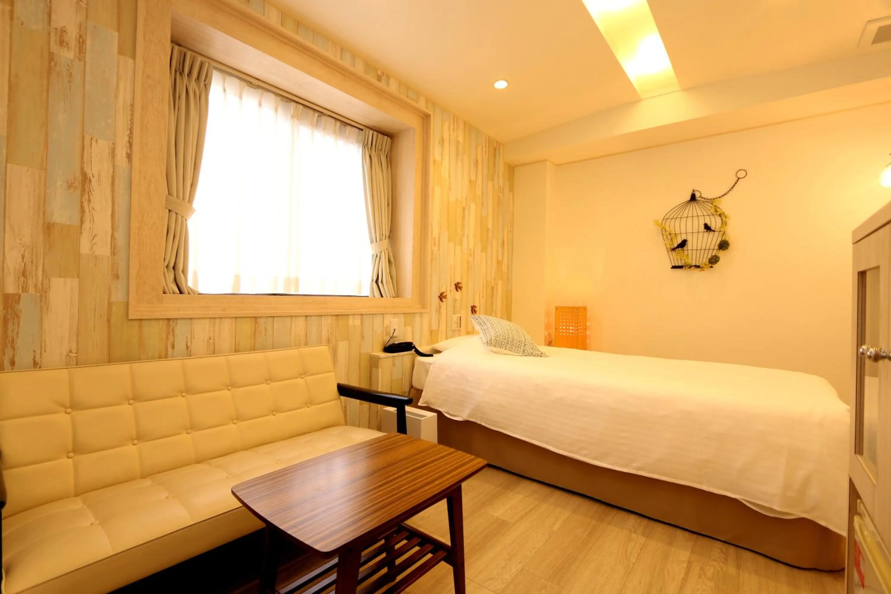 Photo of the whole room, Bed in Hotel 3 O'Clock Tennoji