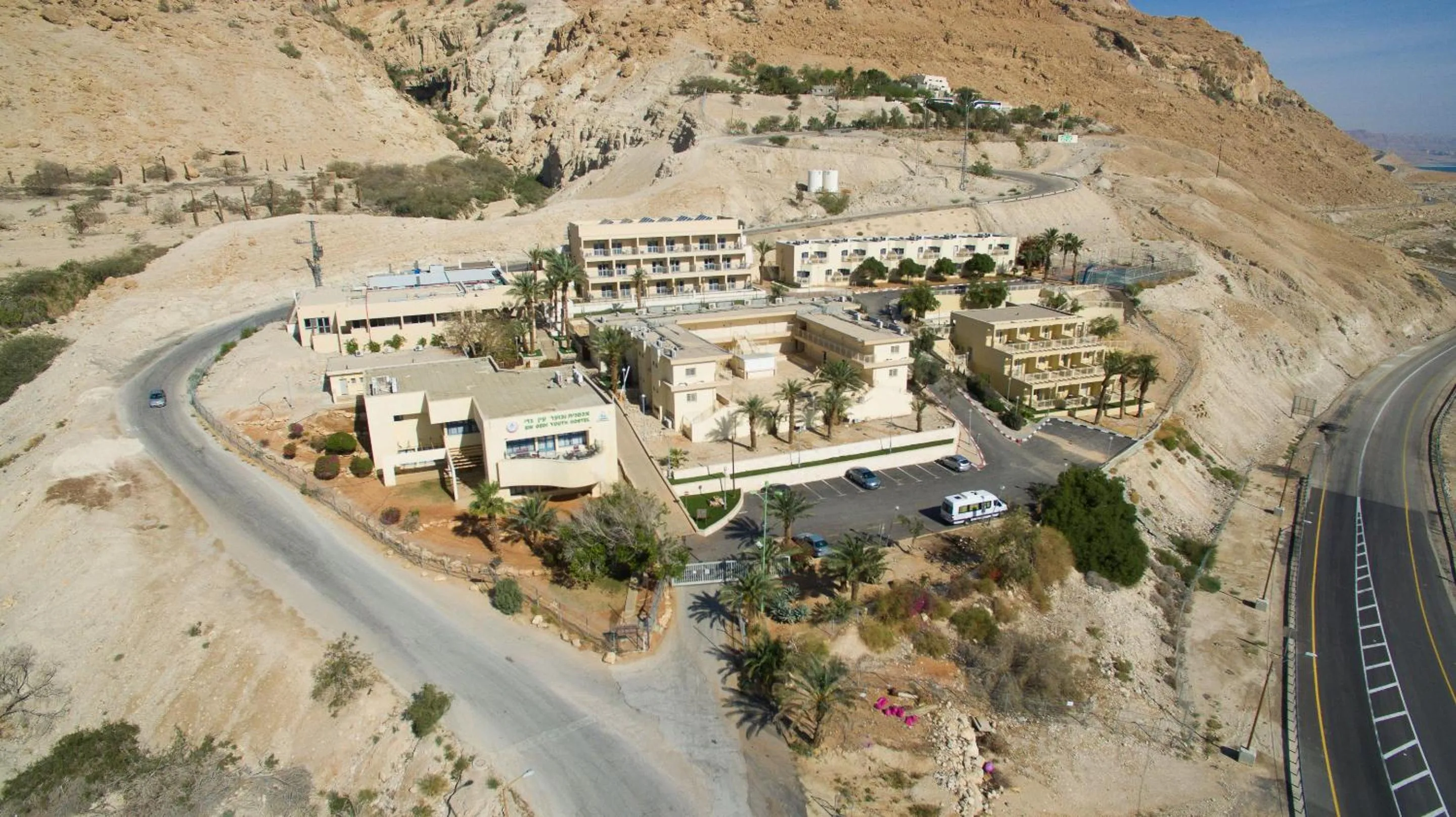 Bird's eye view in HI - Ein Gedi Hostel