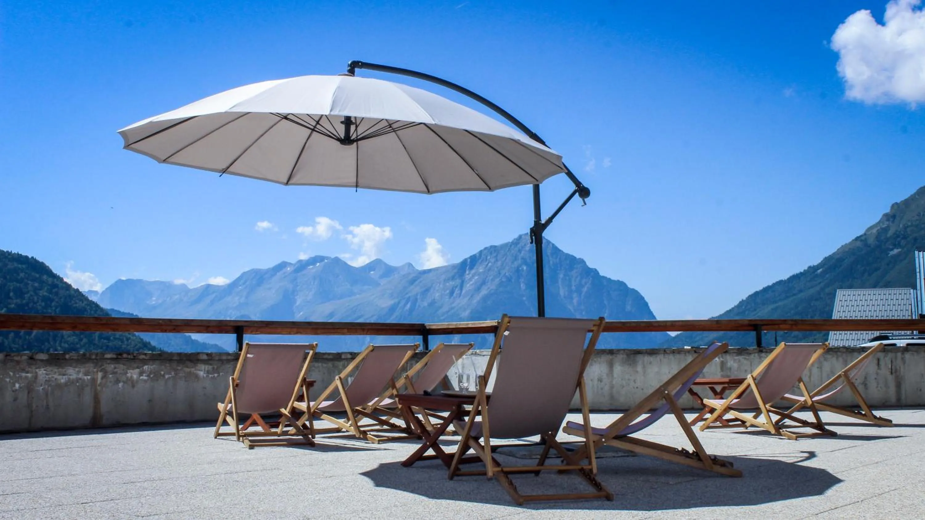 Balcony/Terrace in Résidence les Valmonts Vaujany