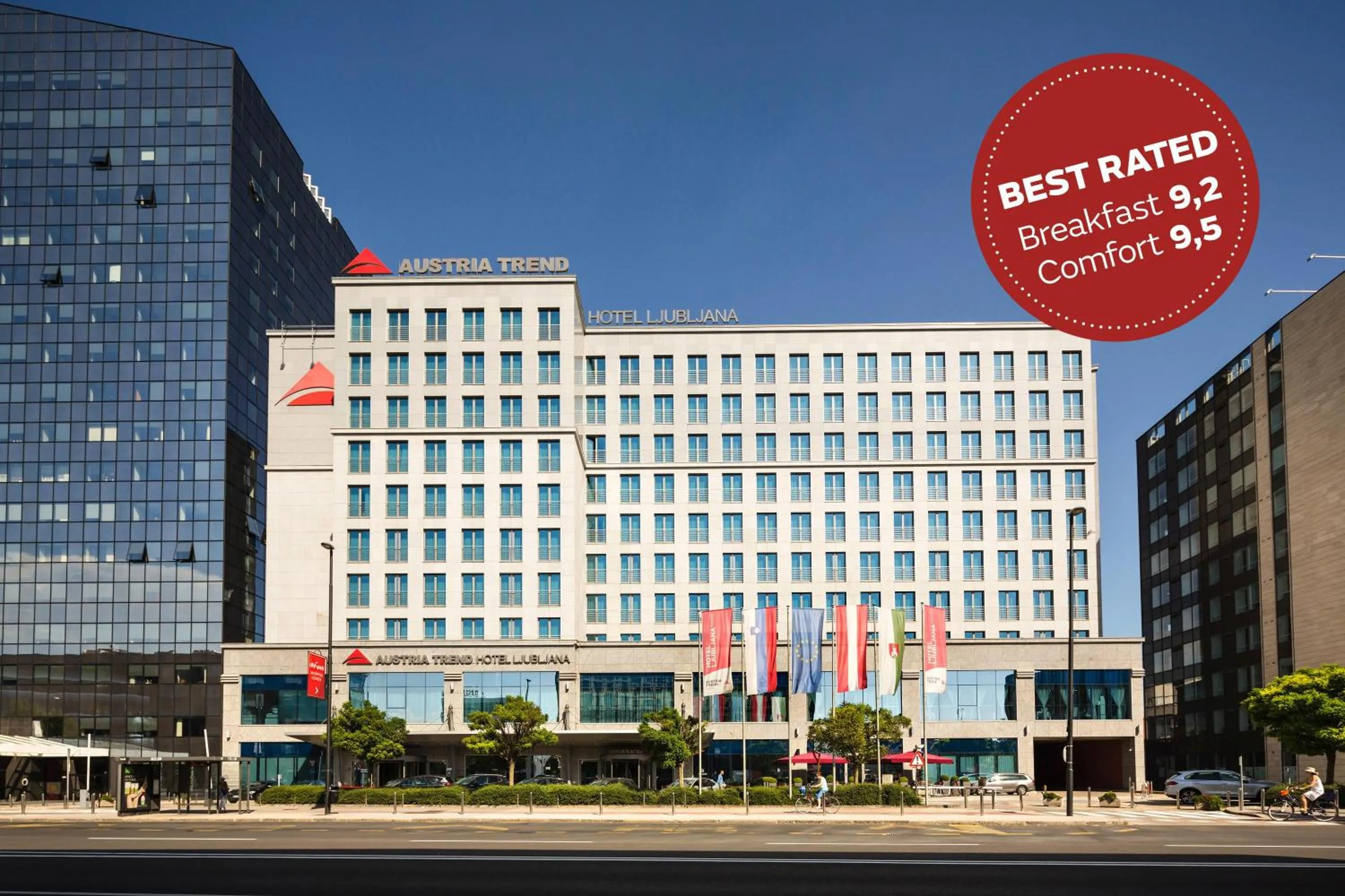 Property building in Doubletree by Hilton Ljubljana