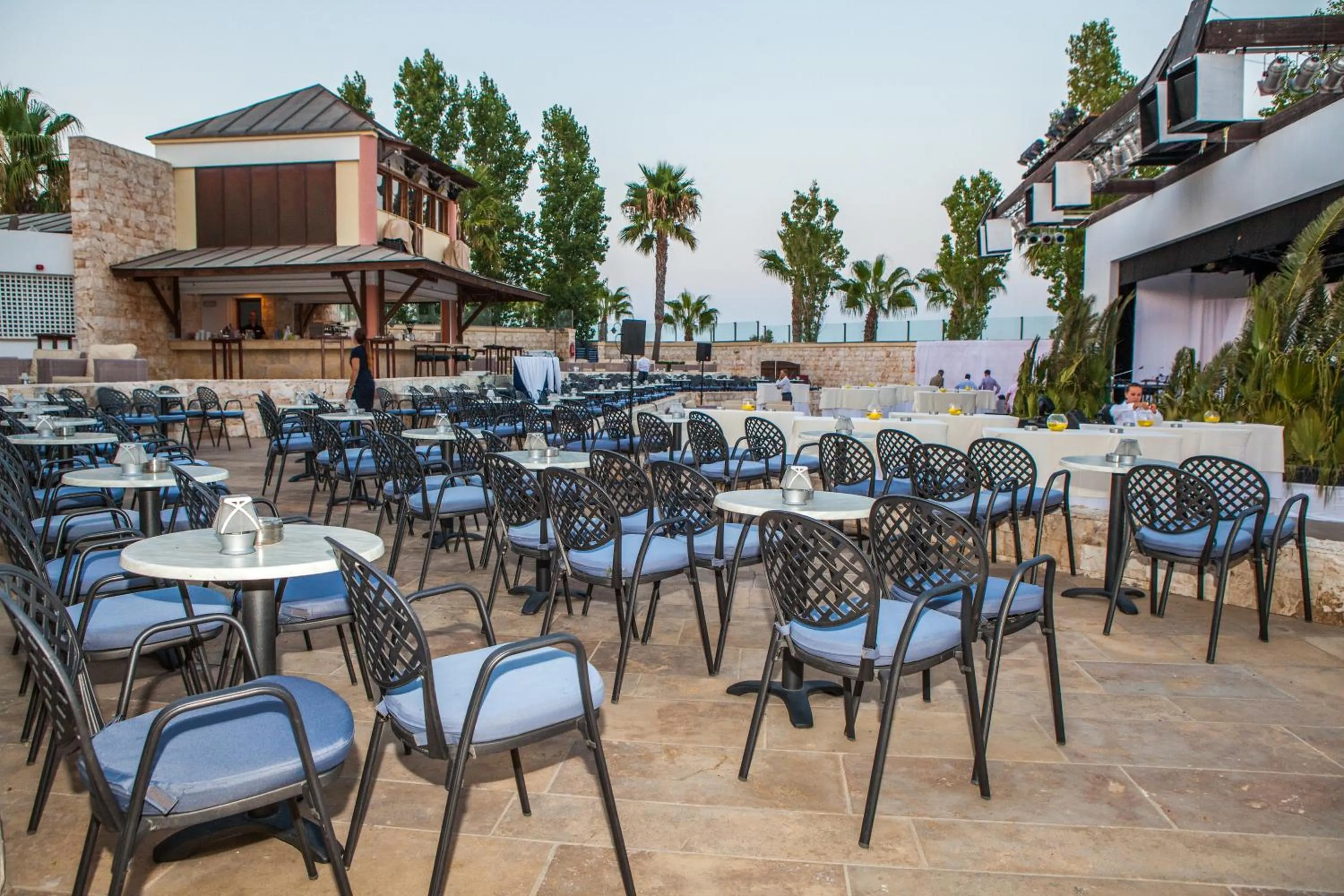 Evening entertainment in Neptune Luxury Resort