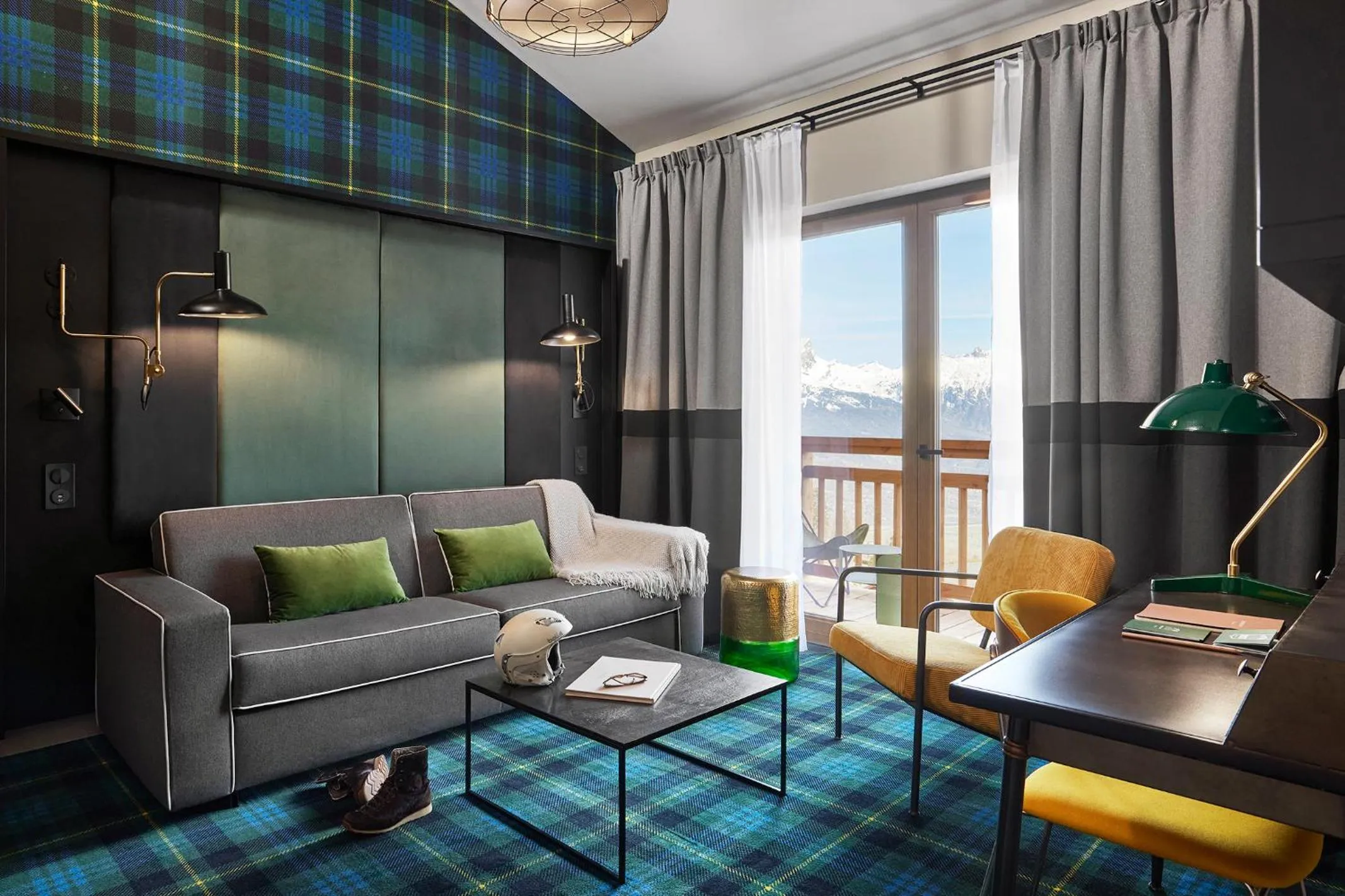 Seating area in Chalet Alpen Valley, Mont-Blanc