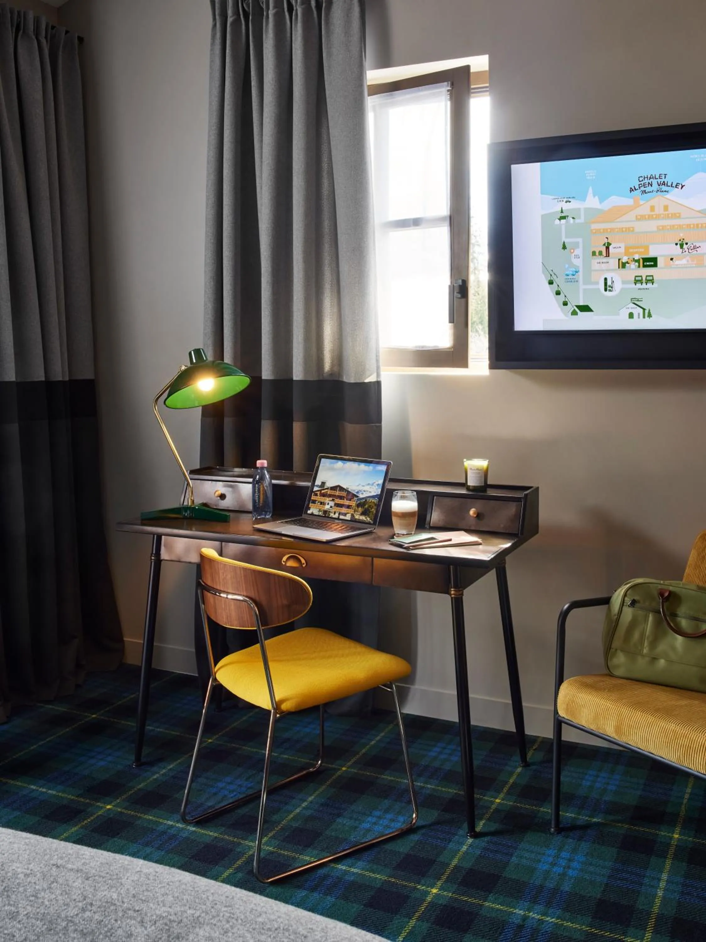 TV and multimedia in Chalet Alpen Valley, Mont-Blanc