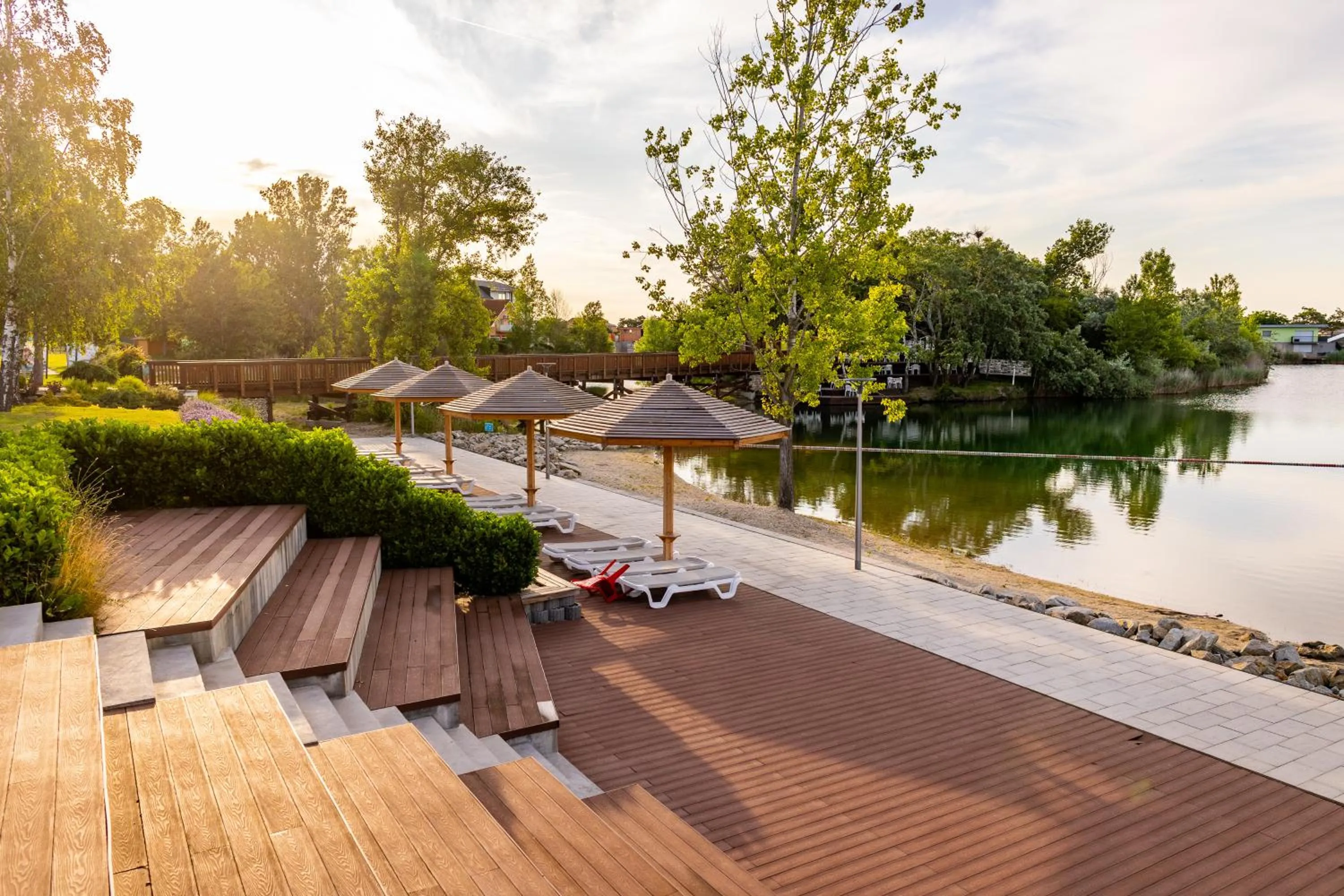 Lake view in Hotel Thermalpark