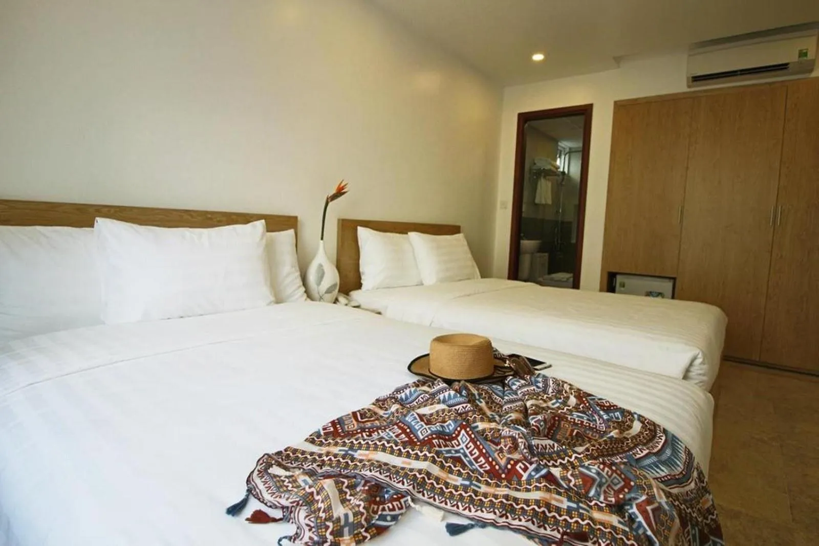 Bed in Saluxhotel&Apartment 2