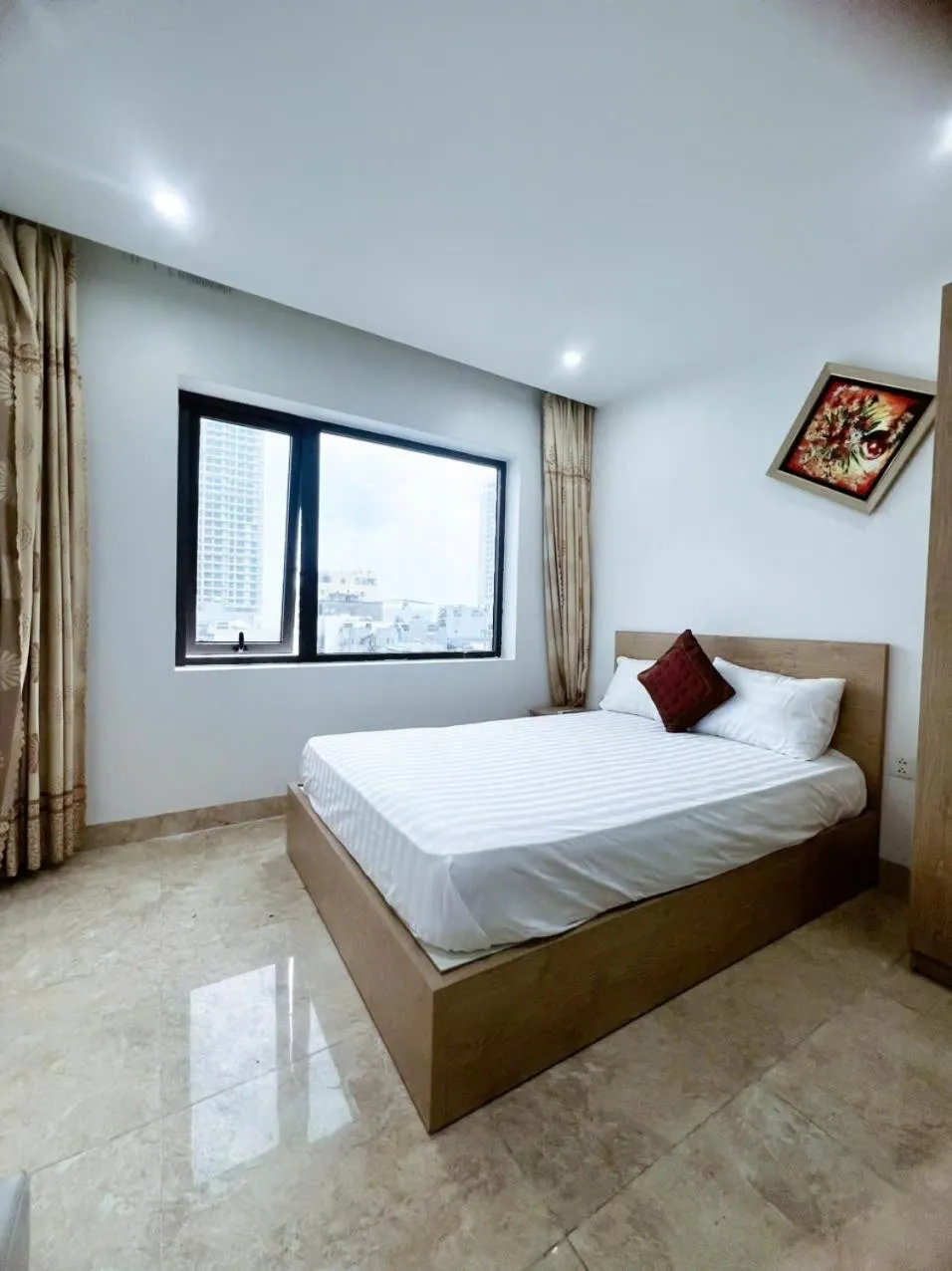 Bed in Saluxhotel&Apartment 2