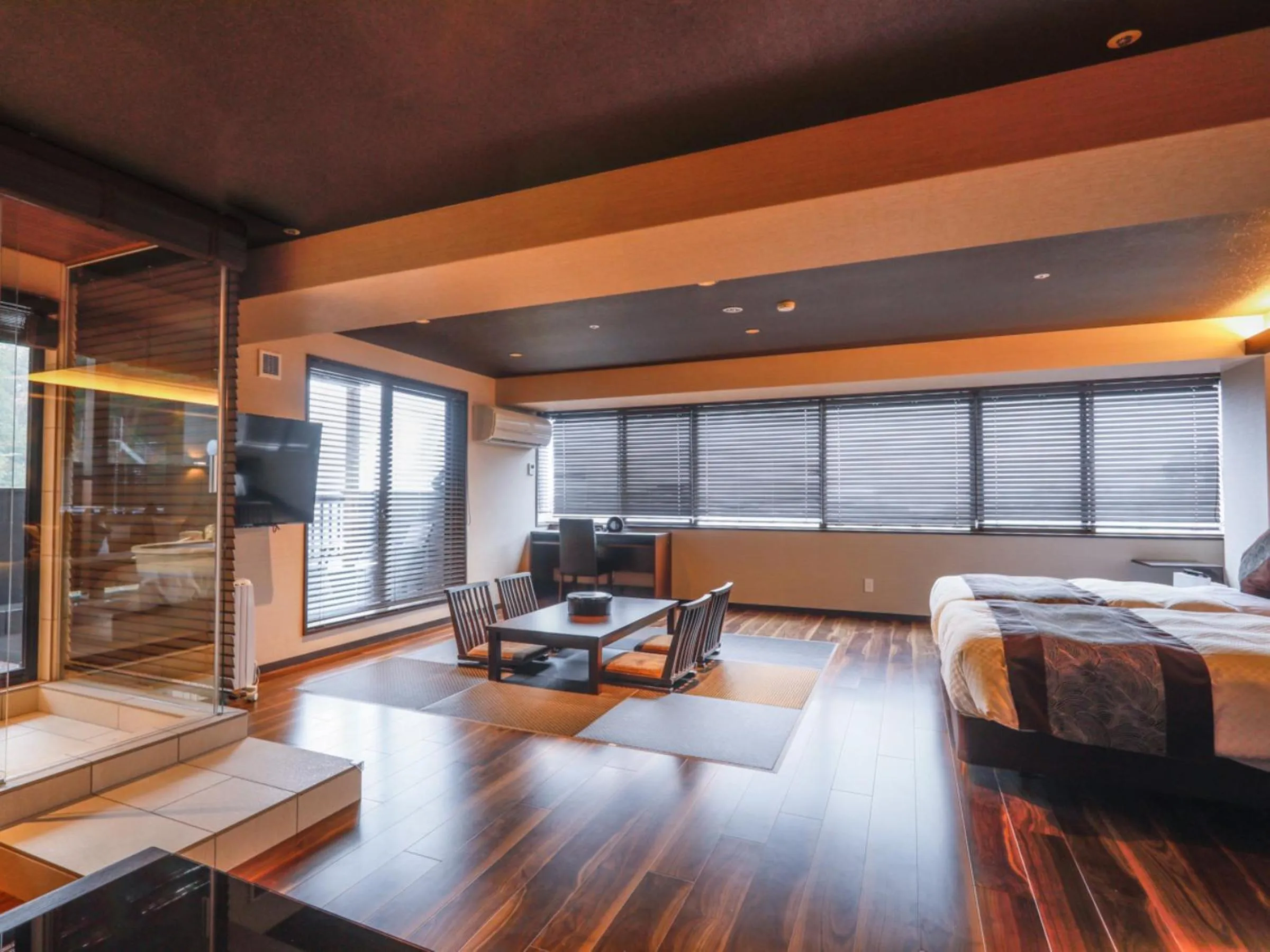 Bed in LiVEMAX RESORT Aki Miyajima