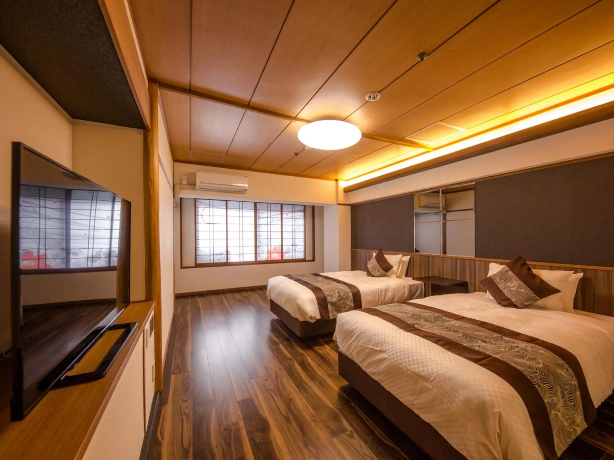 Bed in LiVEMAX RESORT Aki Miyajima