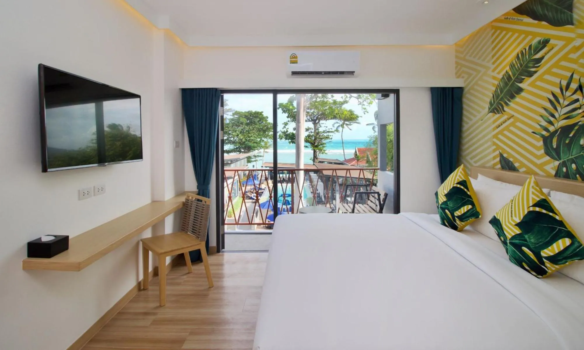Photo of the whole room, Bed in Lub d Koh Samui Chaweng Beach - Beachfront & Vibrant Social Vibe