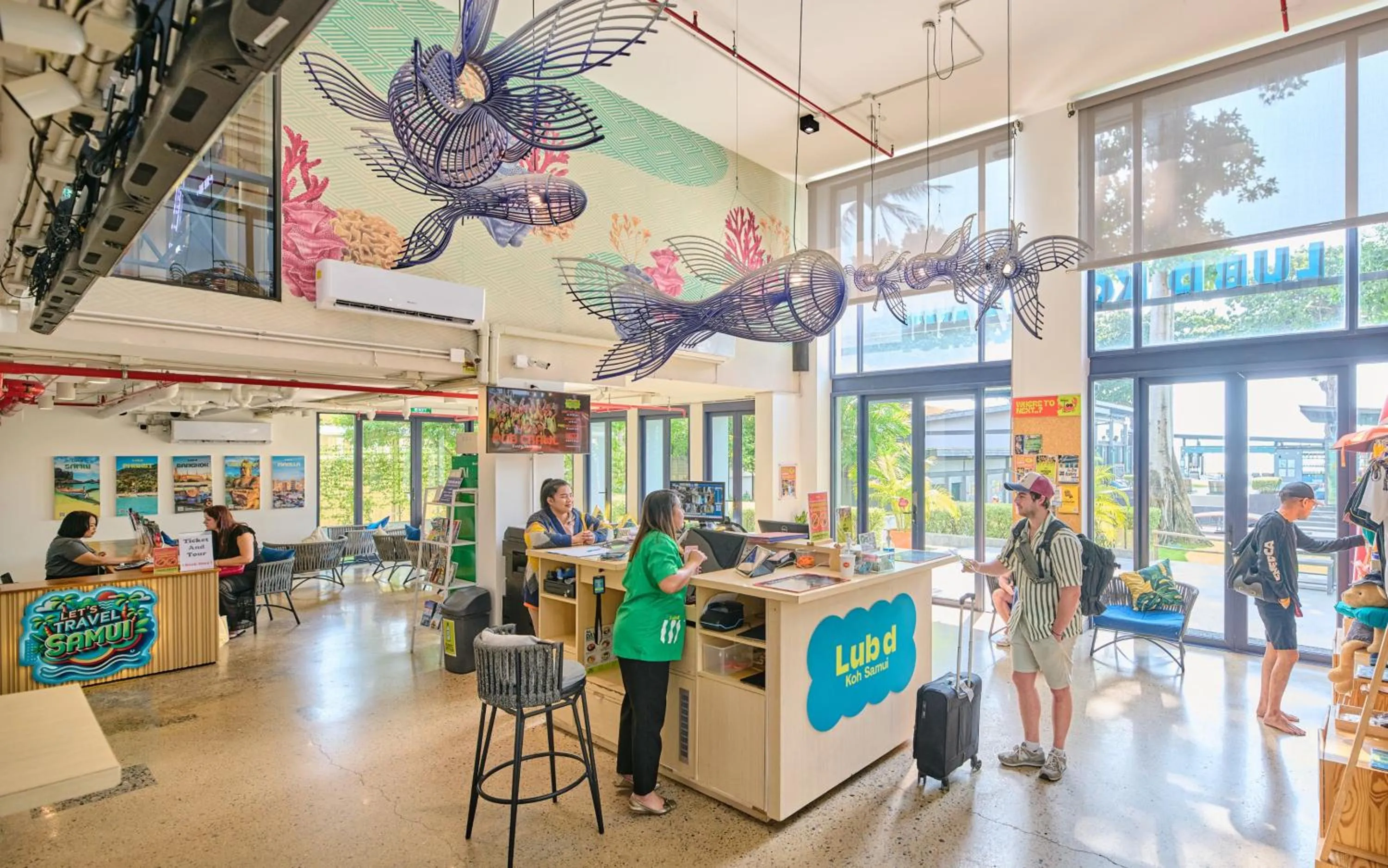 Lobby or reception in Lub d Koh Samui Chaweng Beach - Beachfront & Vibrant Social Vibe