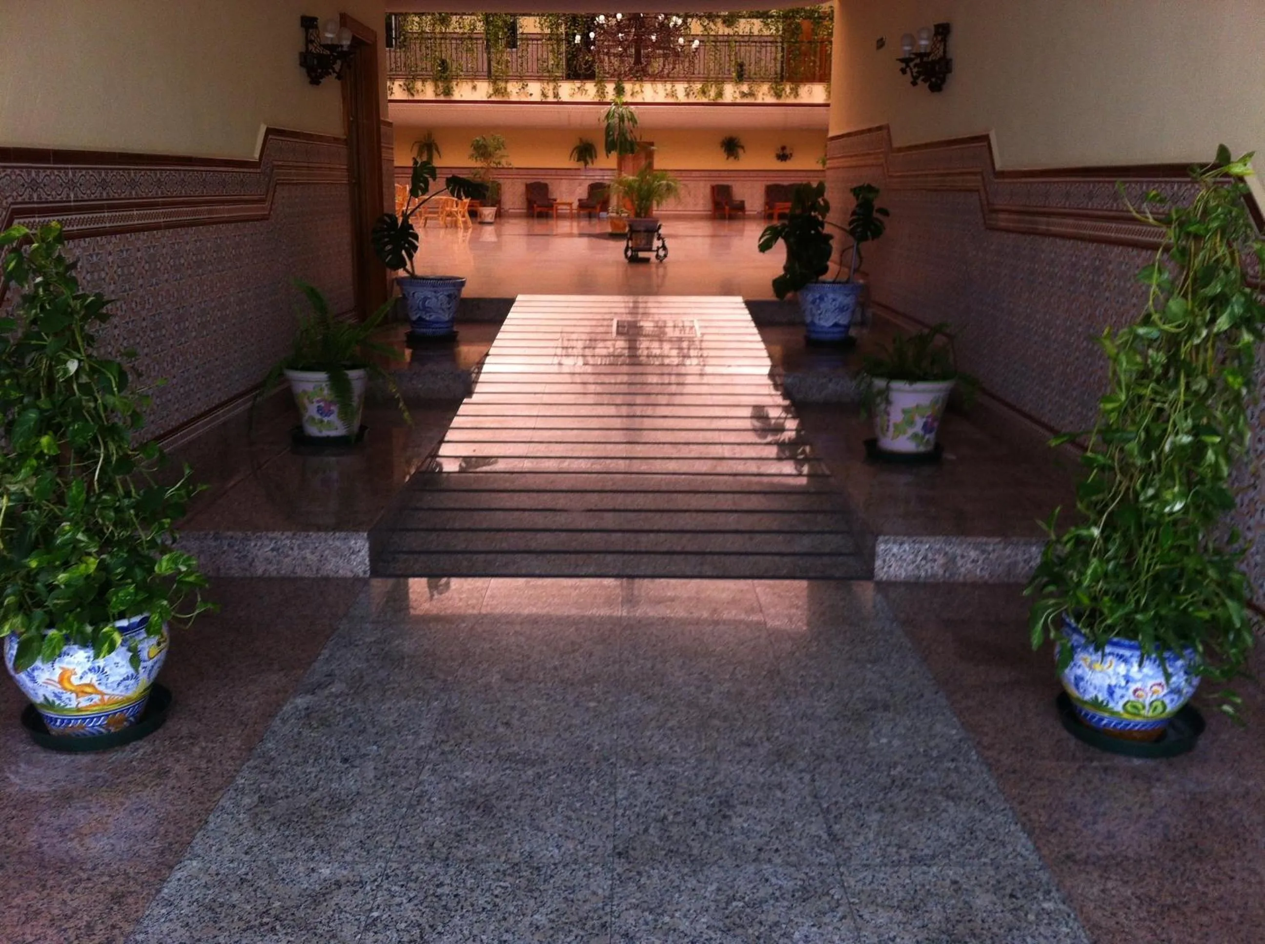 Patio in Hotel Sandra