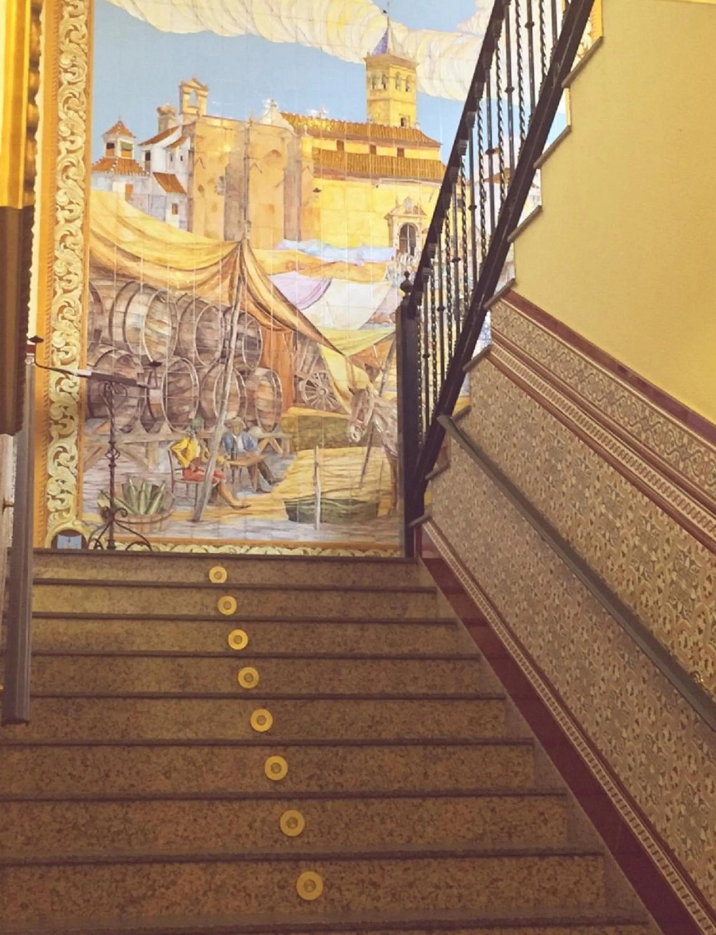 Decorative detail in Hotel Sandra