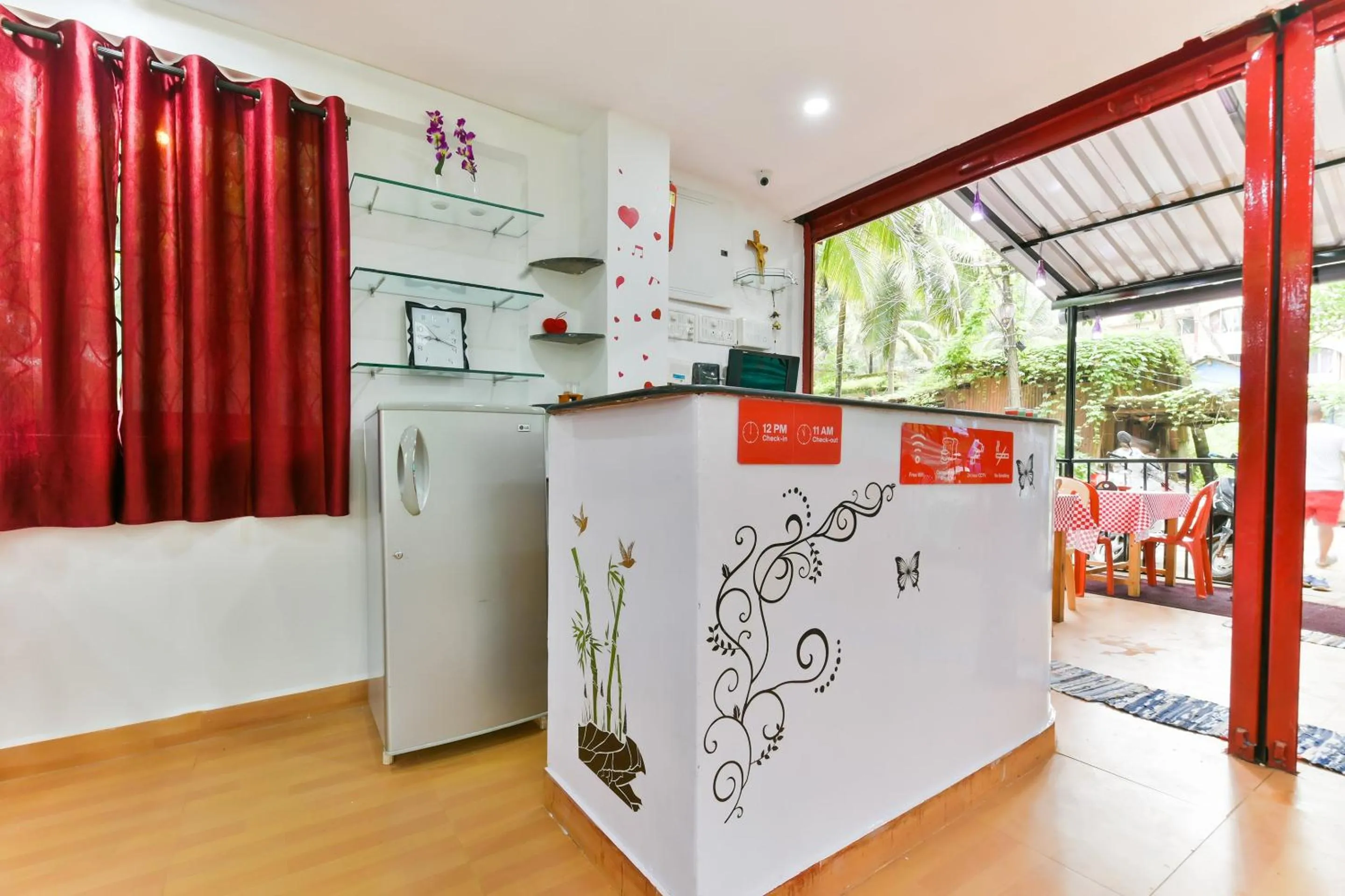 Lobby or reception in Hotel O Route Near Calangute Beach