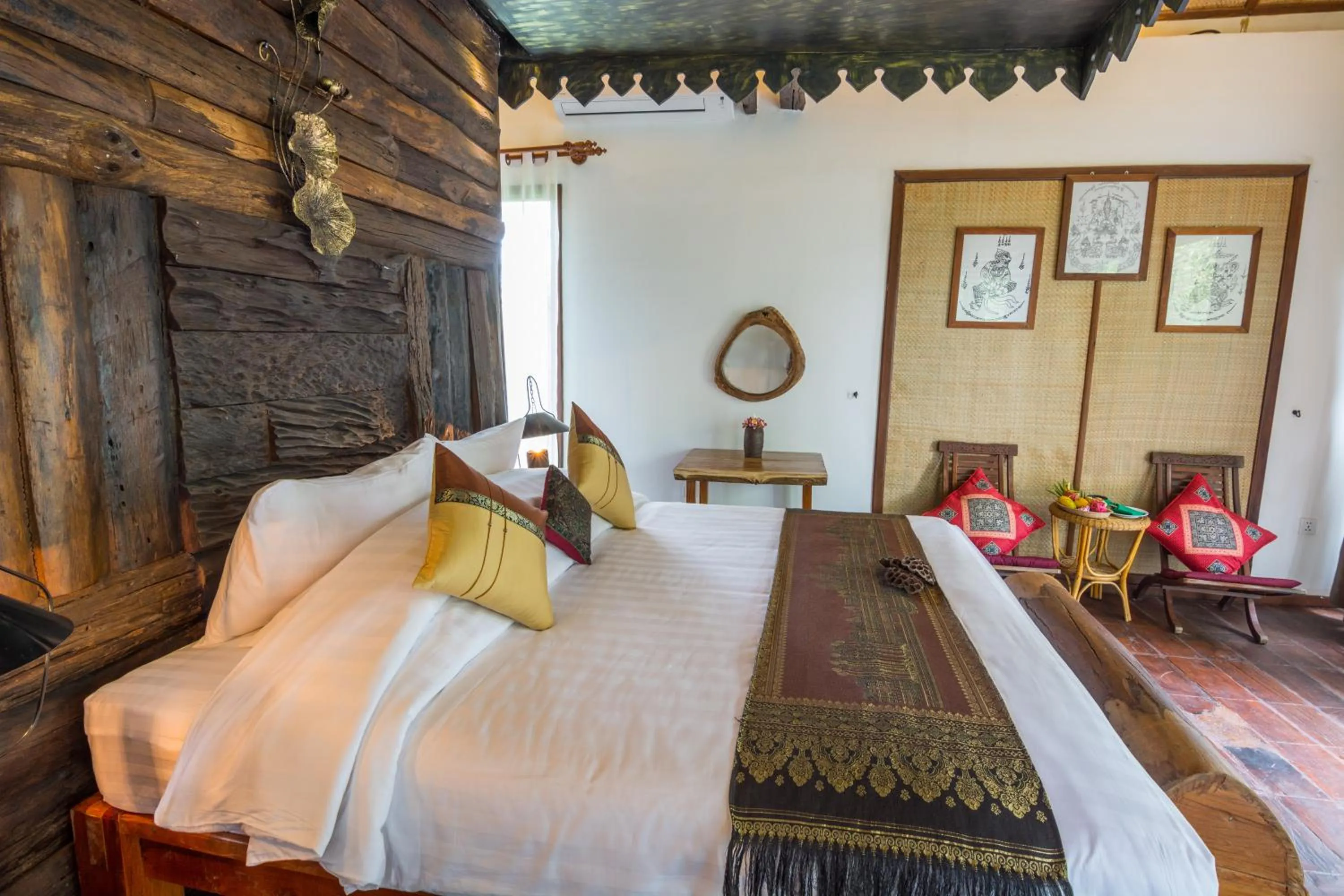 Bedroom, Bed in Bong Thom Forest Lodge