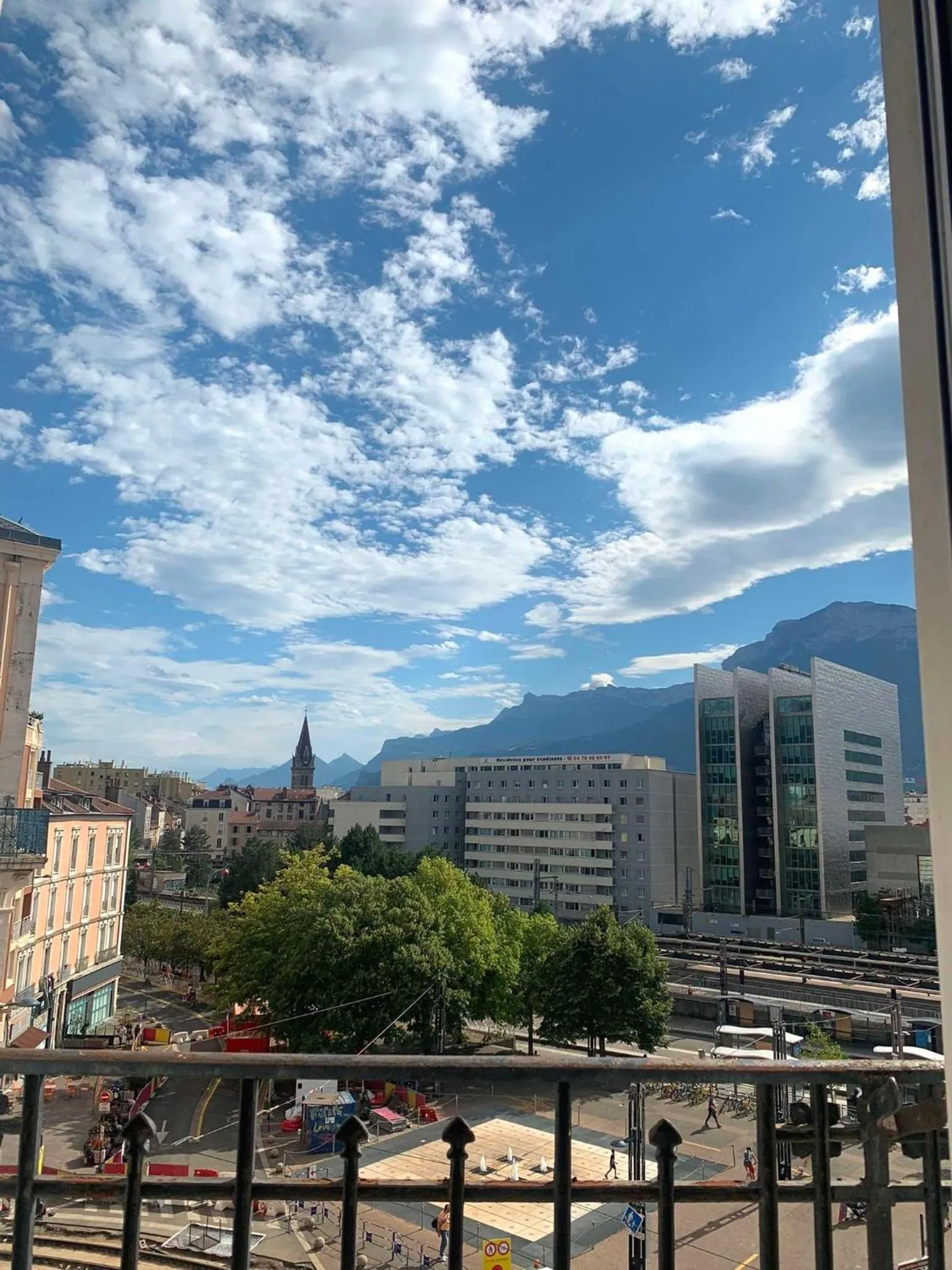 View (from property/room) in Campanile Grenoble Centre Gare