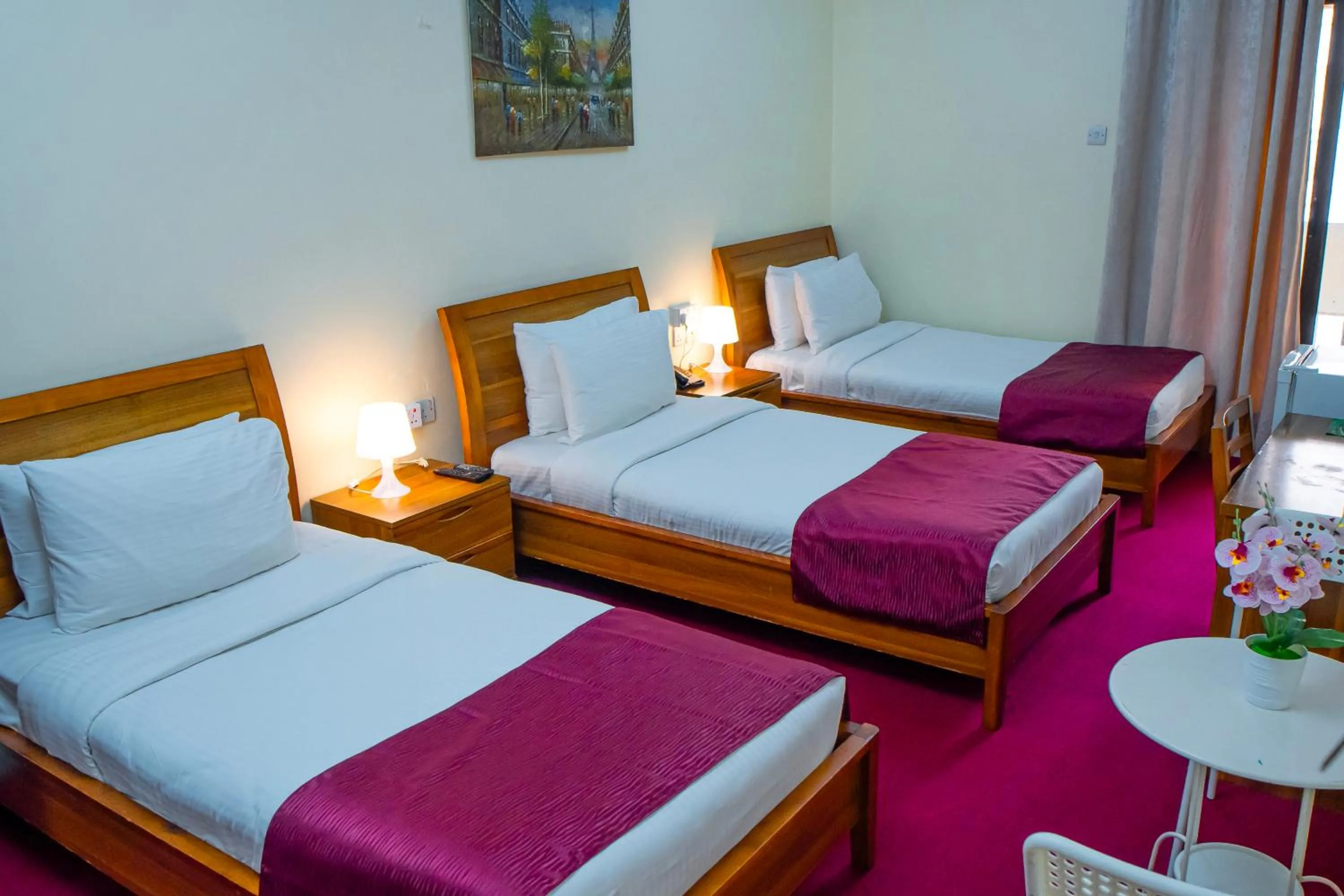 Bed in Al Karnak Hotel