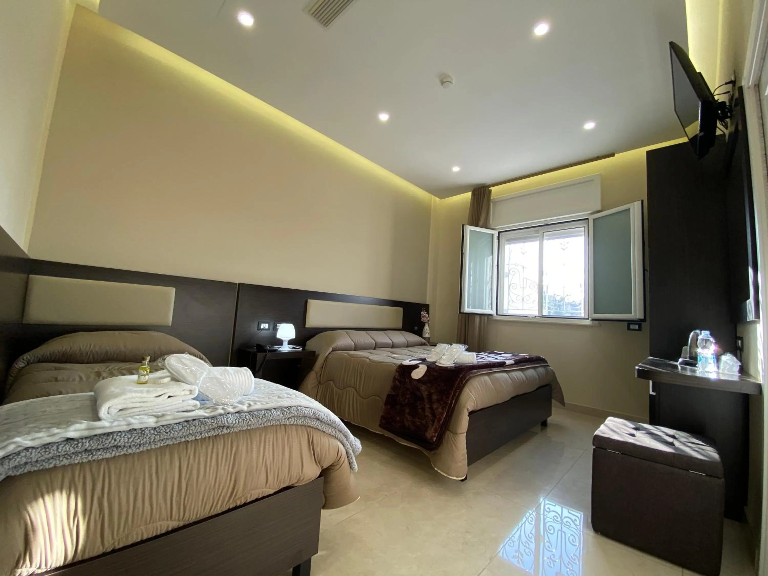 Bed in Grand Hotel Royal