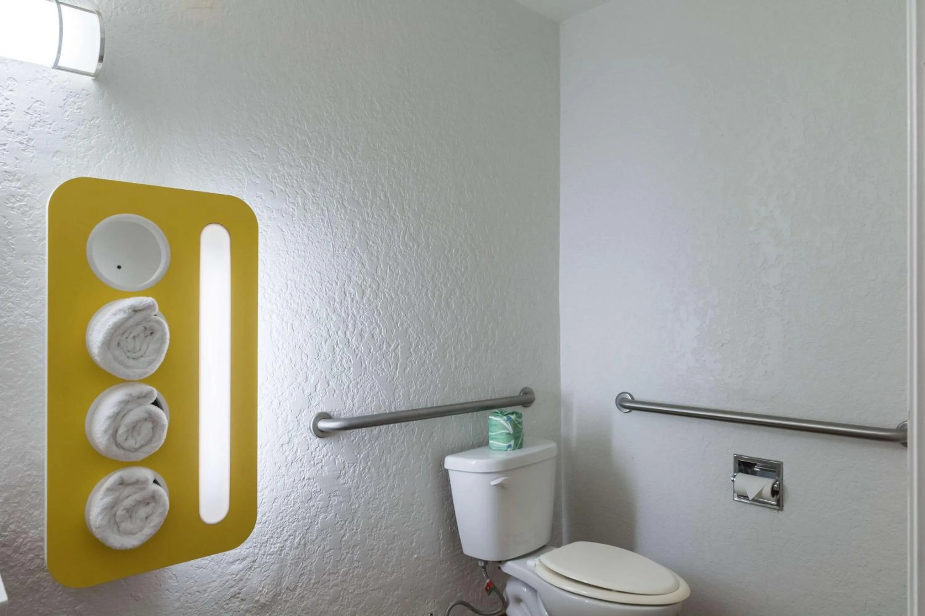Toilet in Motel 6-Uvalde, TX