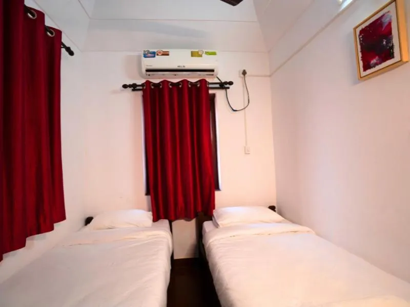 Bed in Anamala Serenity Homestay Kerala