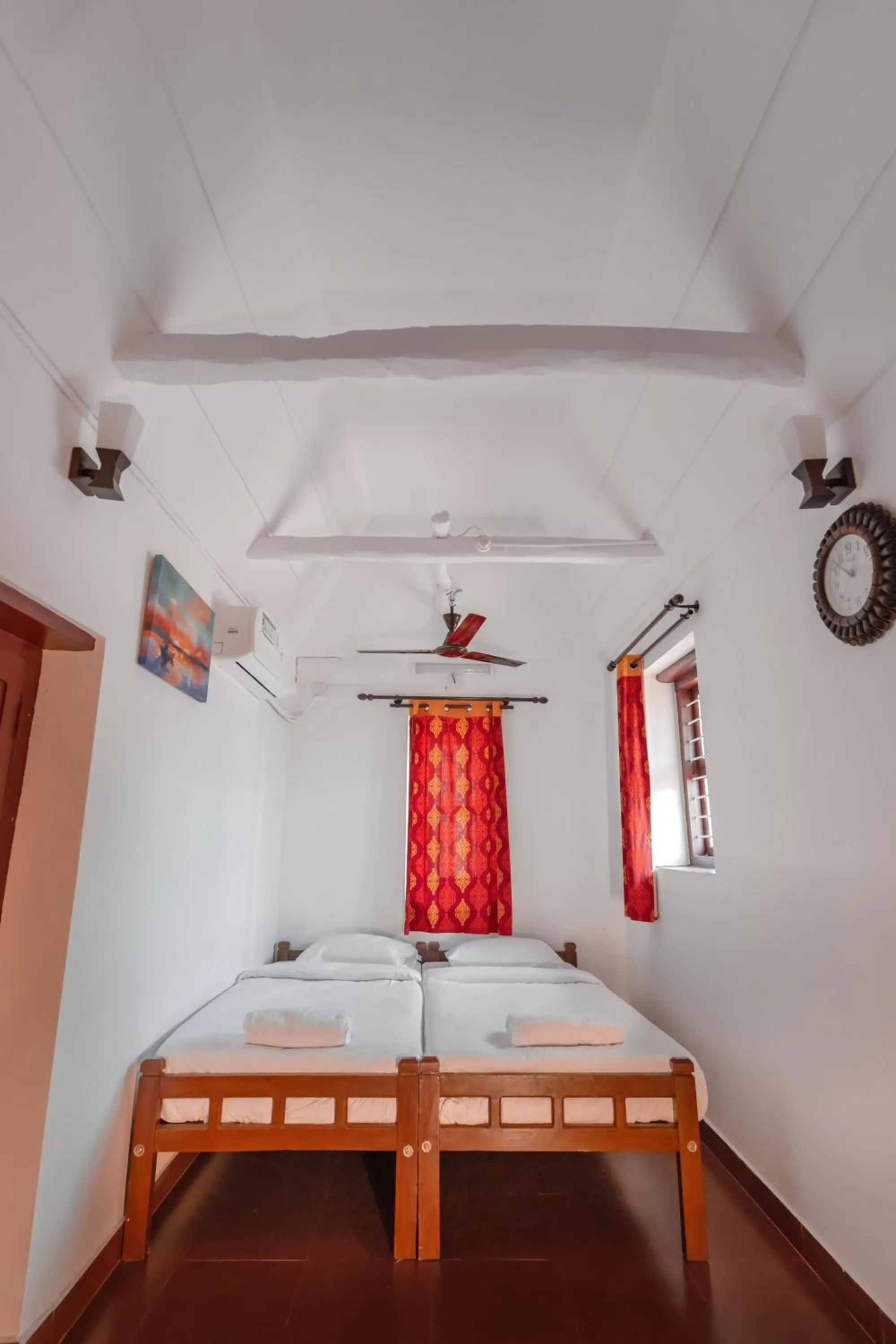 Bed in Anamala Serenity Homestay Kerala