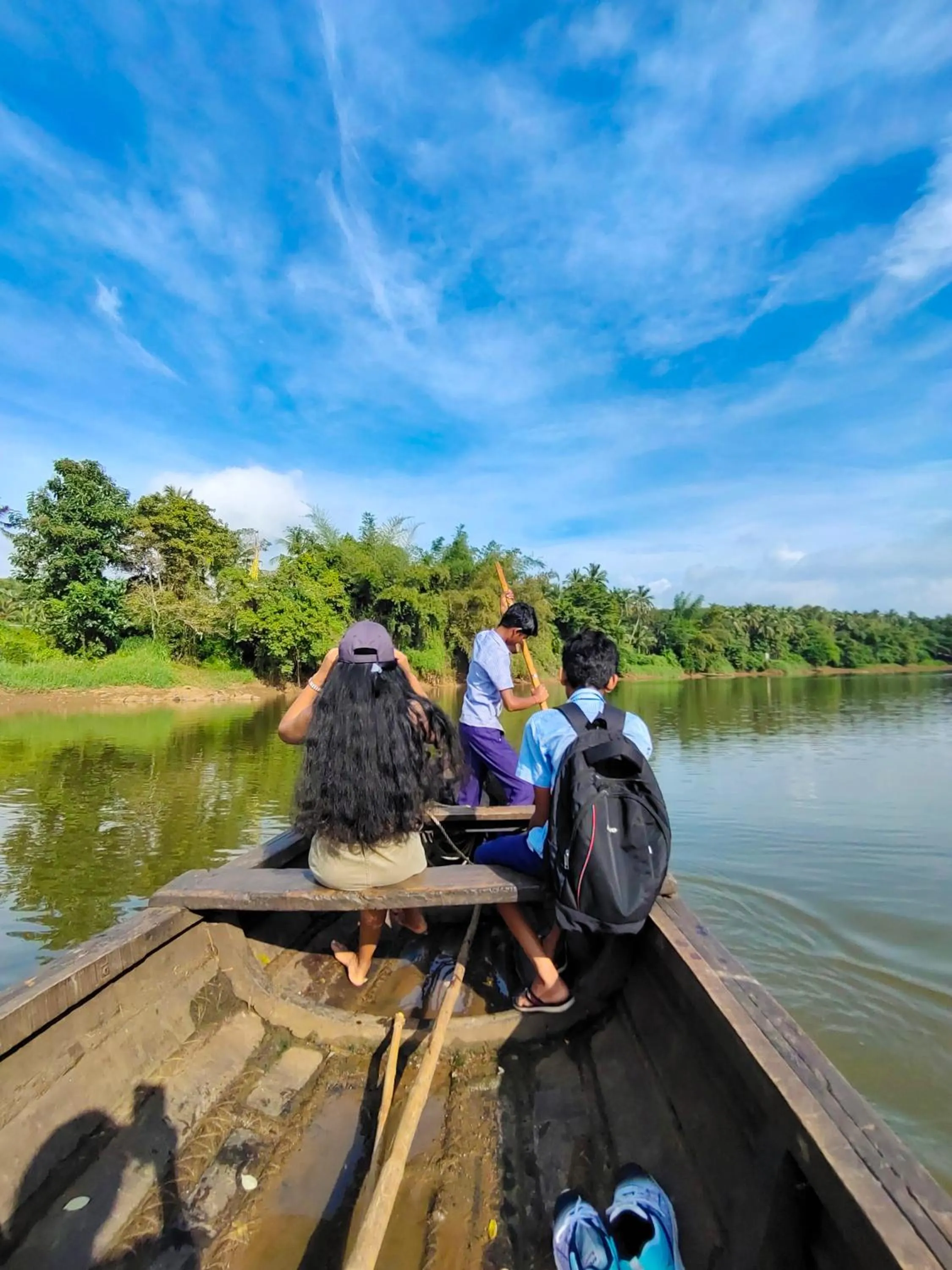 Canoeing in Anamala Serenity Homestay Kerala