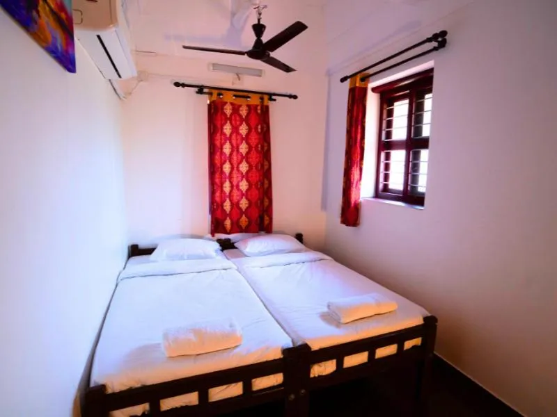 Bed in Anamala Serenity Homestay Kerala