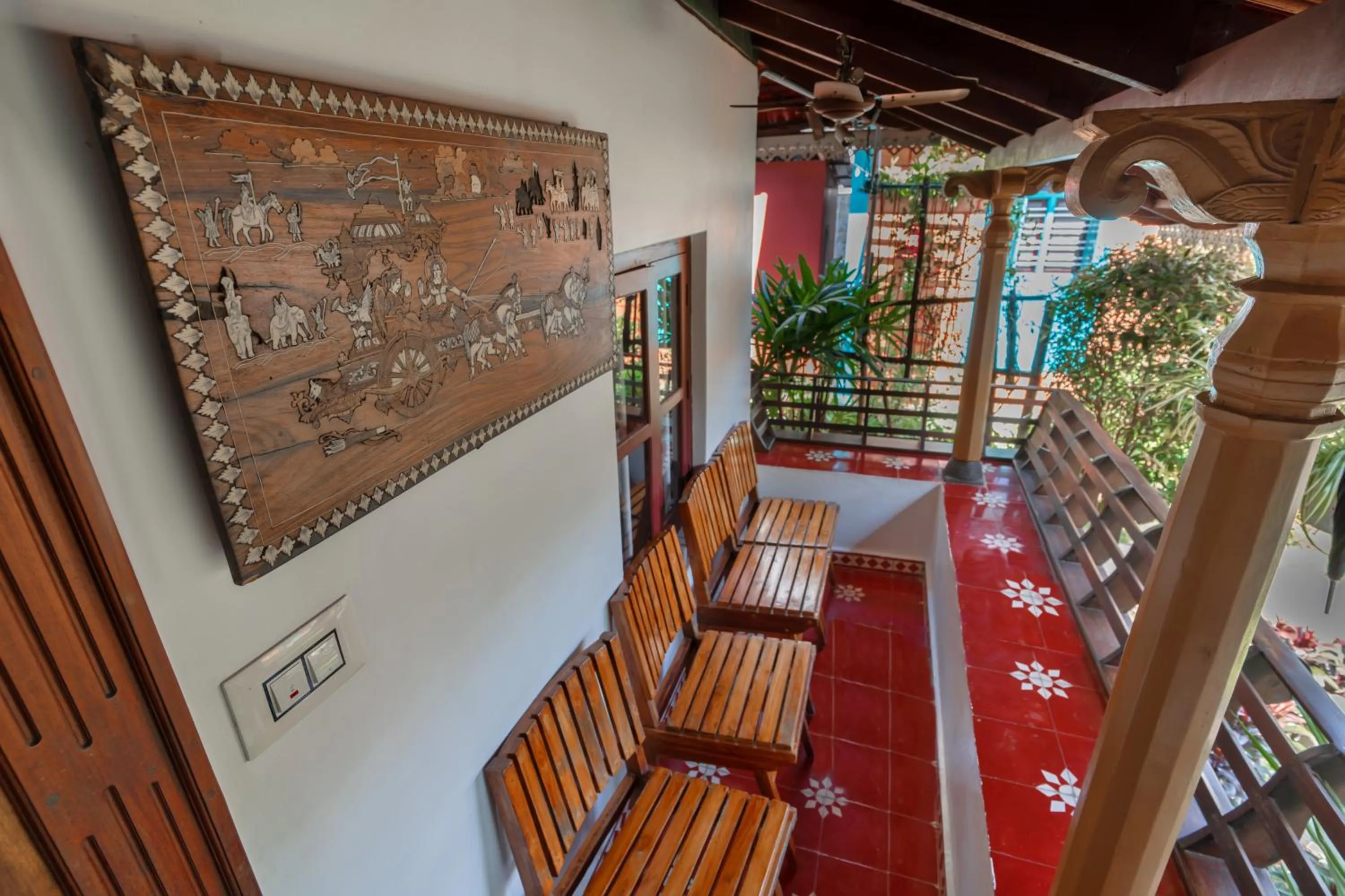 Seating area in Anamala Serenity Homestay Kerala