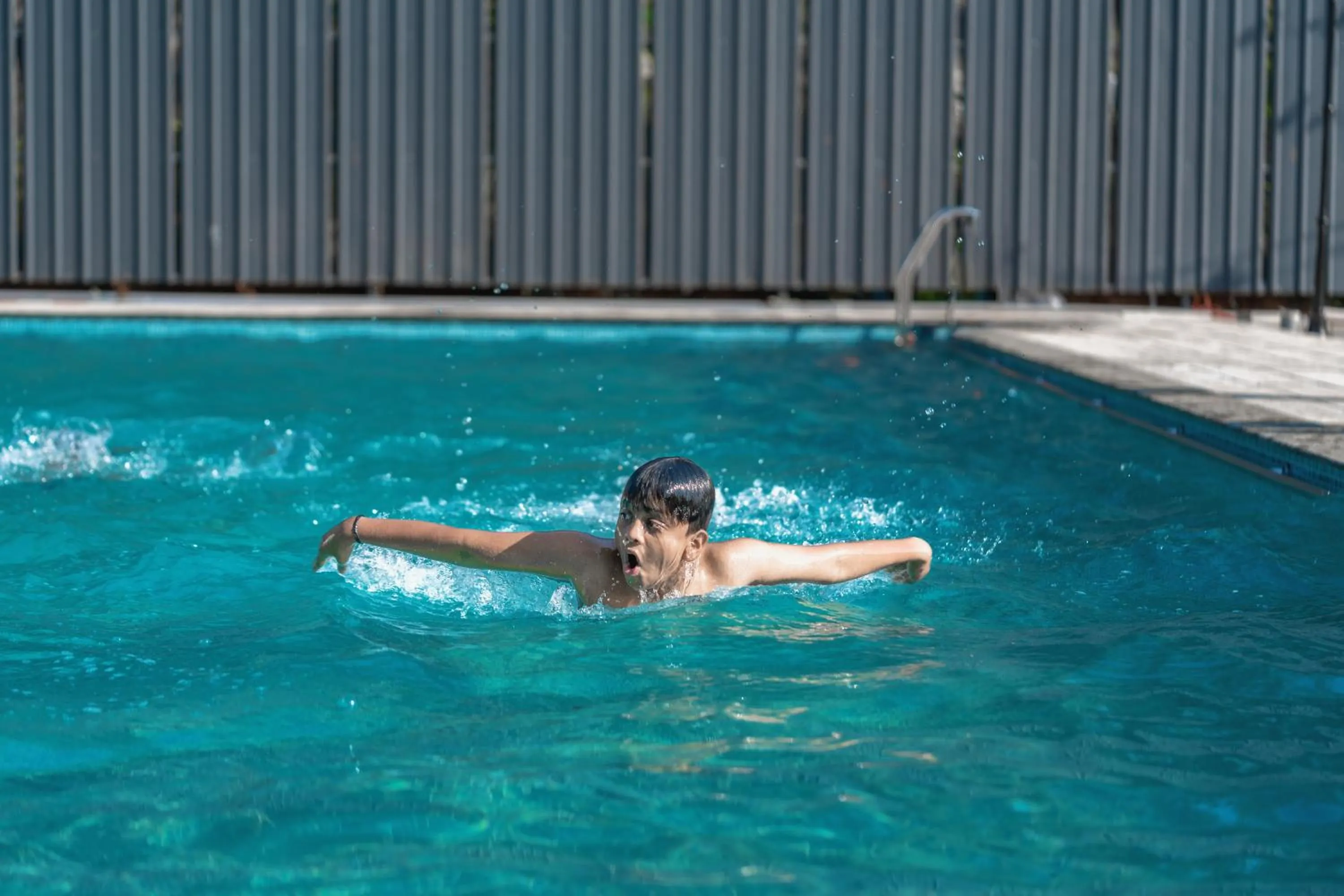 Swimming pool in Anamala Serenity Homestay Kerala