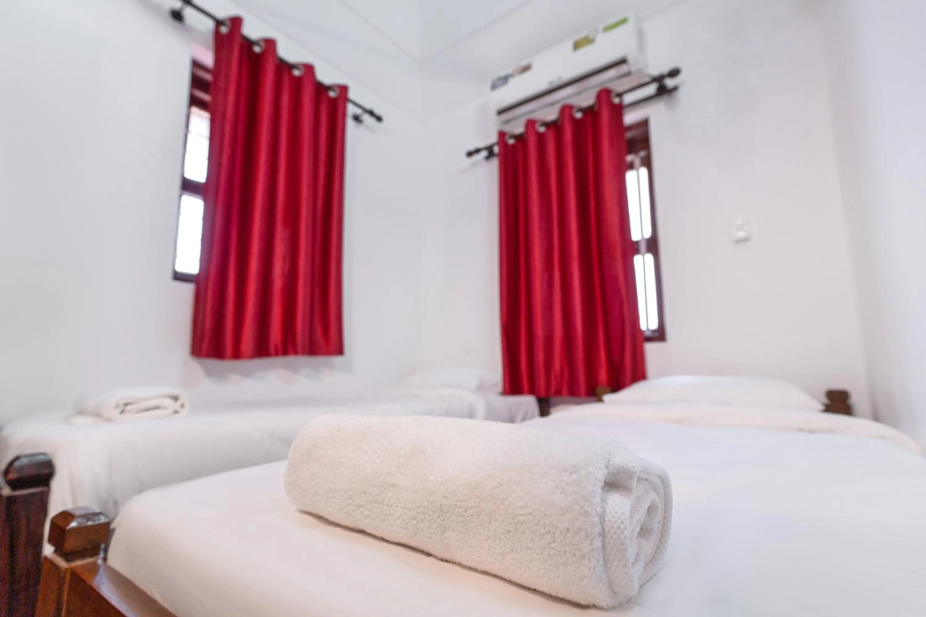 Bed in Anamala Serenity Homestay Kerala