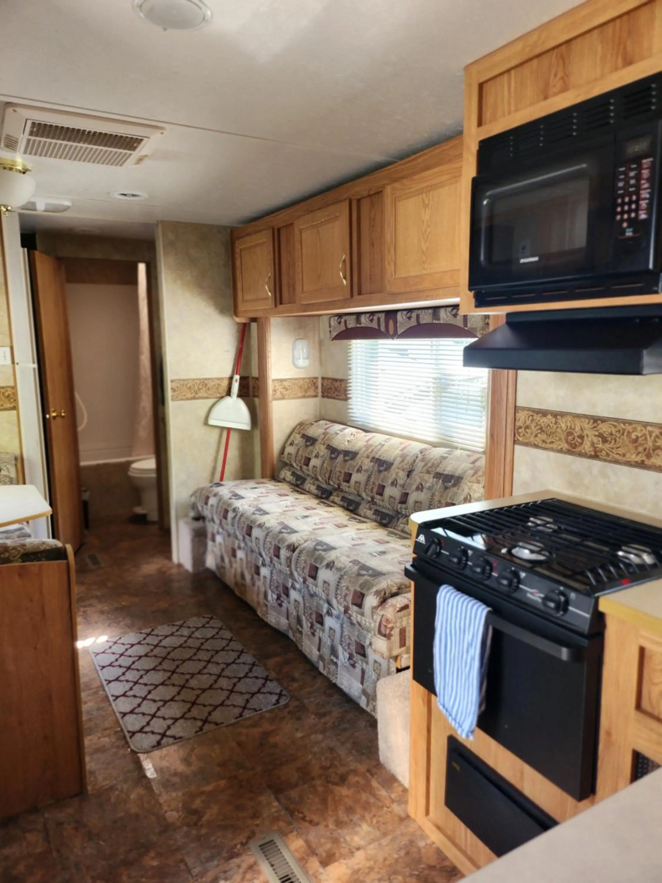 Bed in Noah's Ark Campground