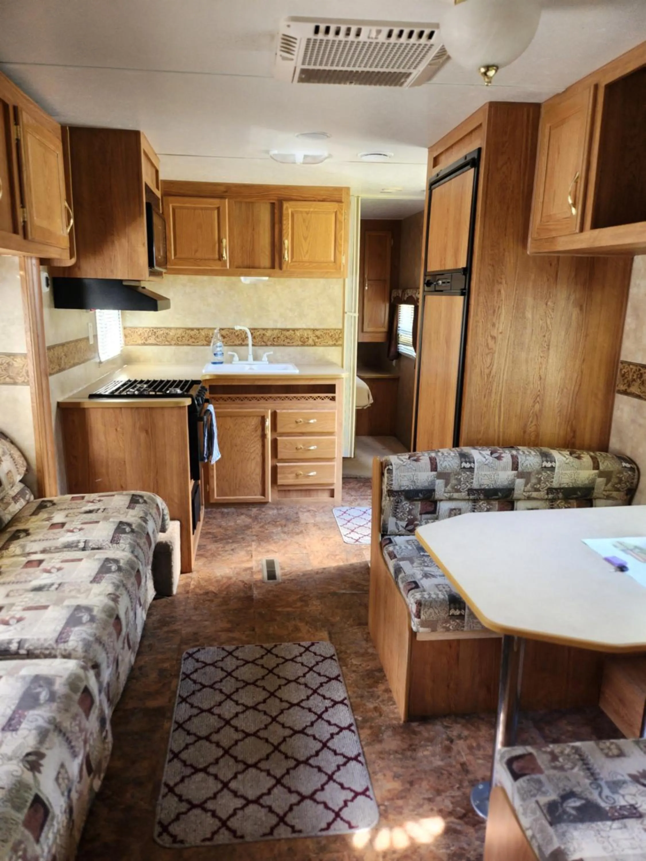 Bed in Noah's Ark Campground