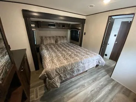 Bed in Noah's Ark Campground