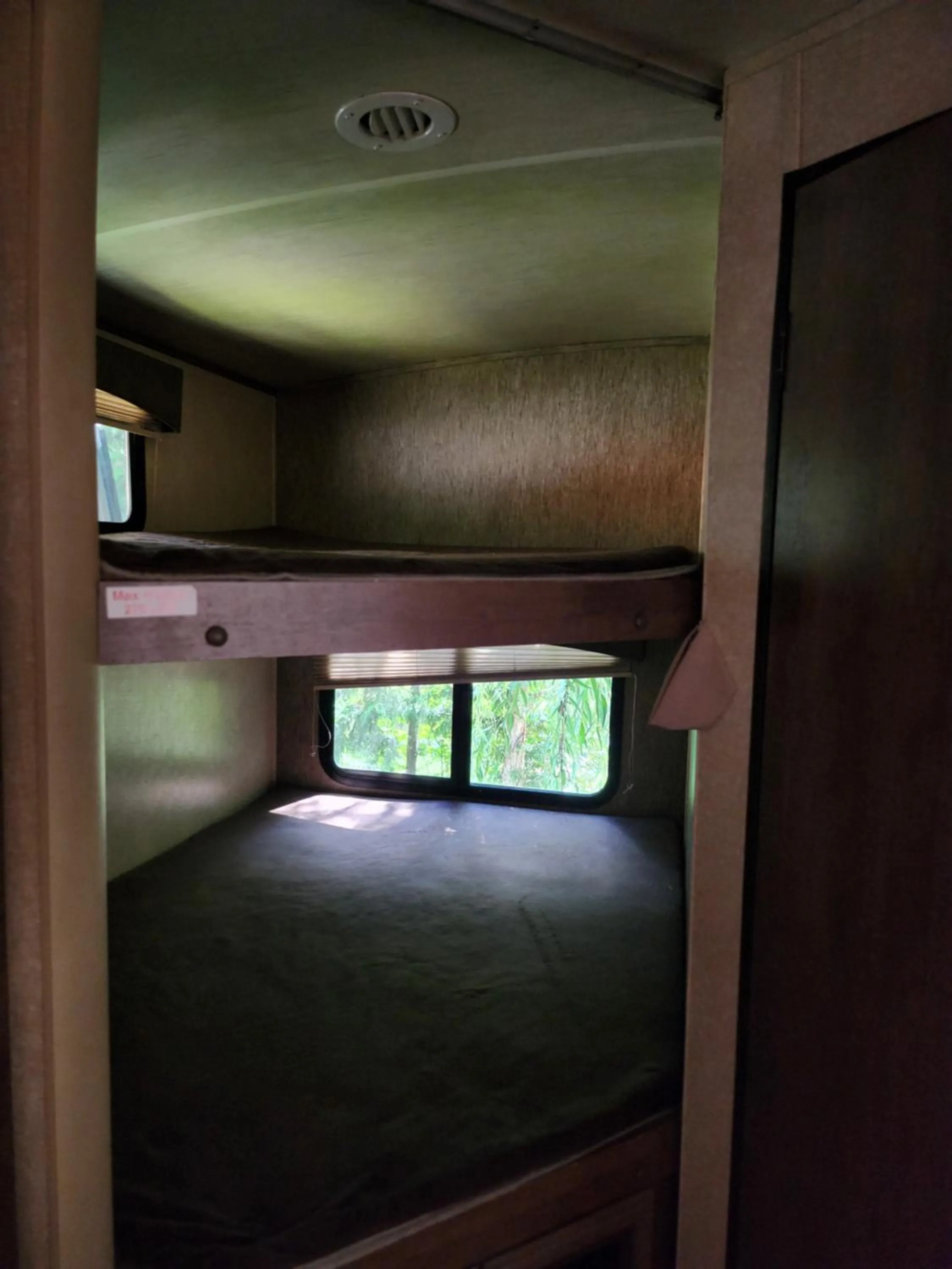 Bed in Noah's Ark Campground