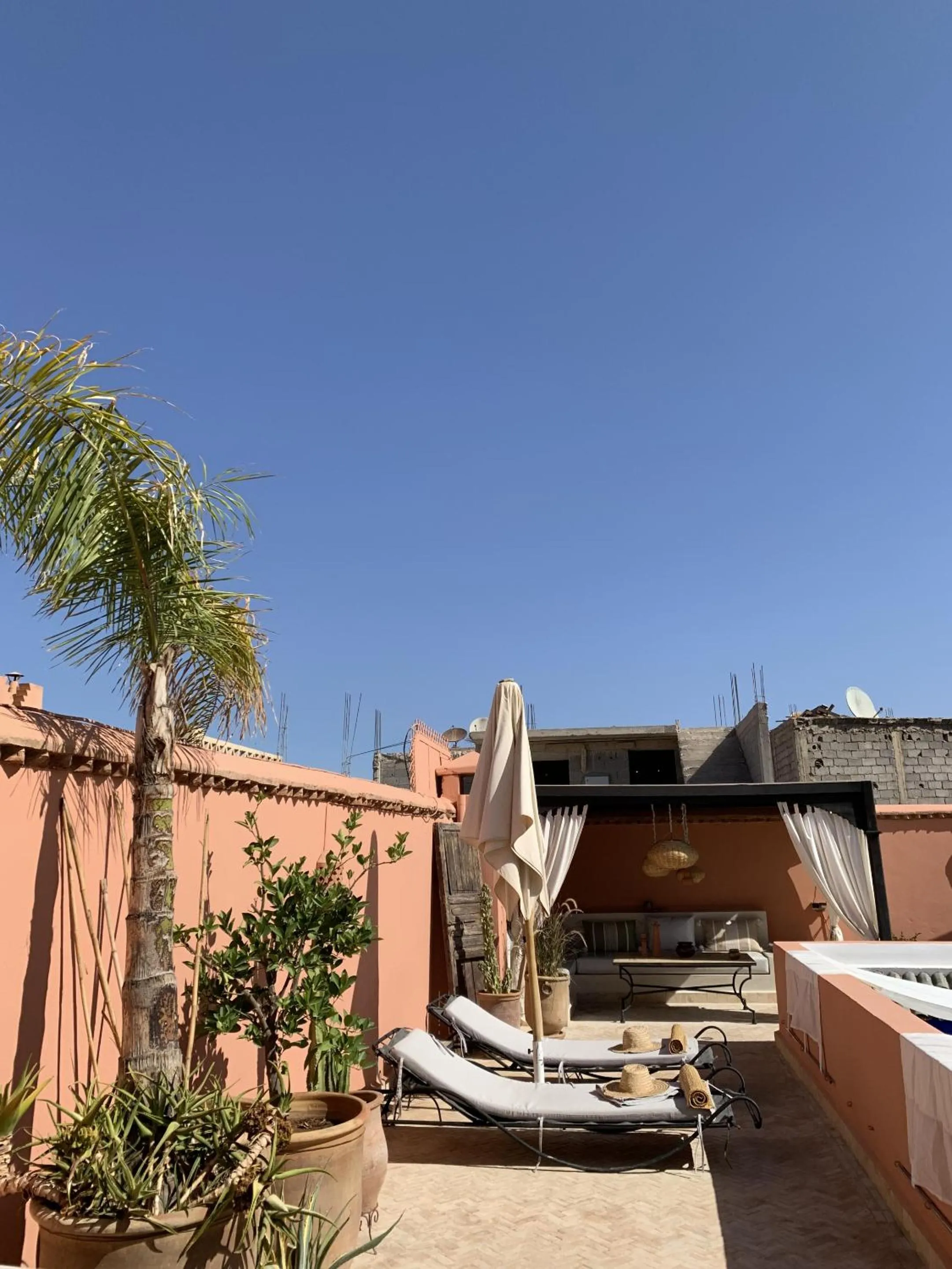 Patio in Riad Sin
